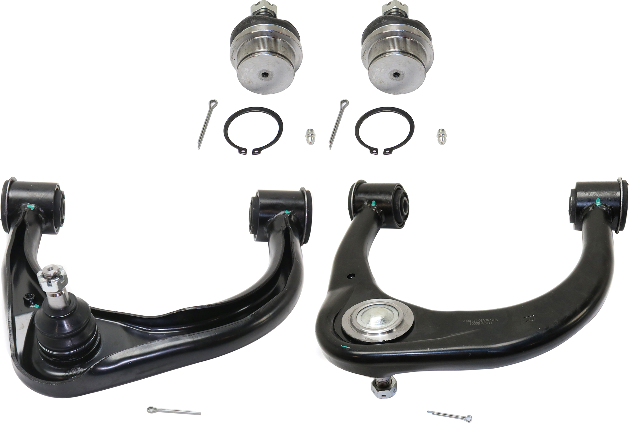 AM TACOMA 05-21 FRONT CONTROL ARM RH AND LH Upper and Lower 4 pc kit with Ball Joint SKU KIT 070224 C597 OEM 4861004020-4863004020-2601736