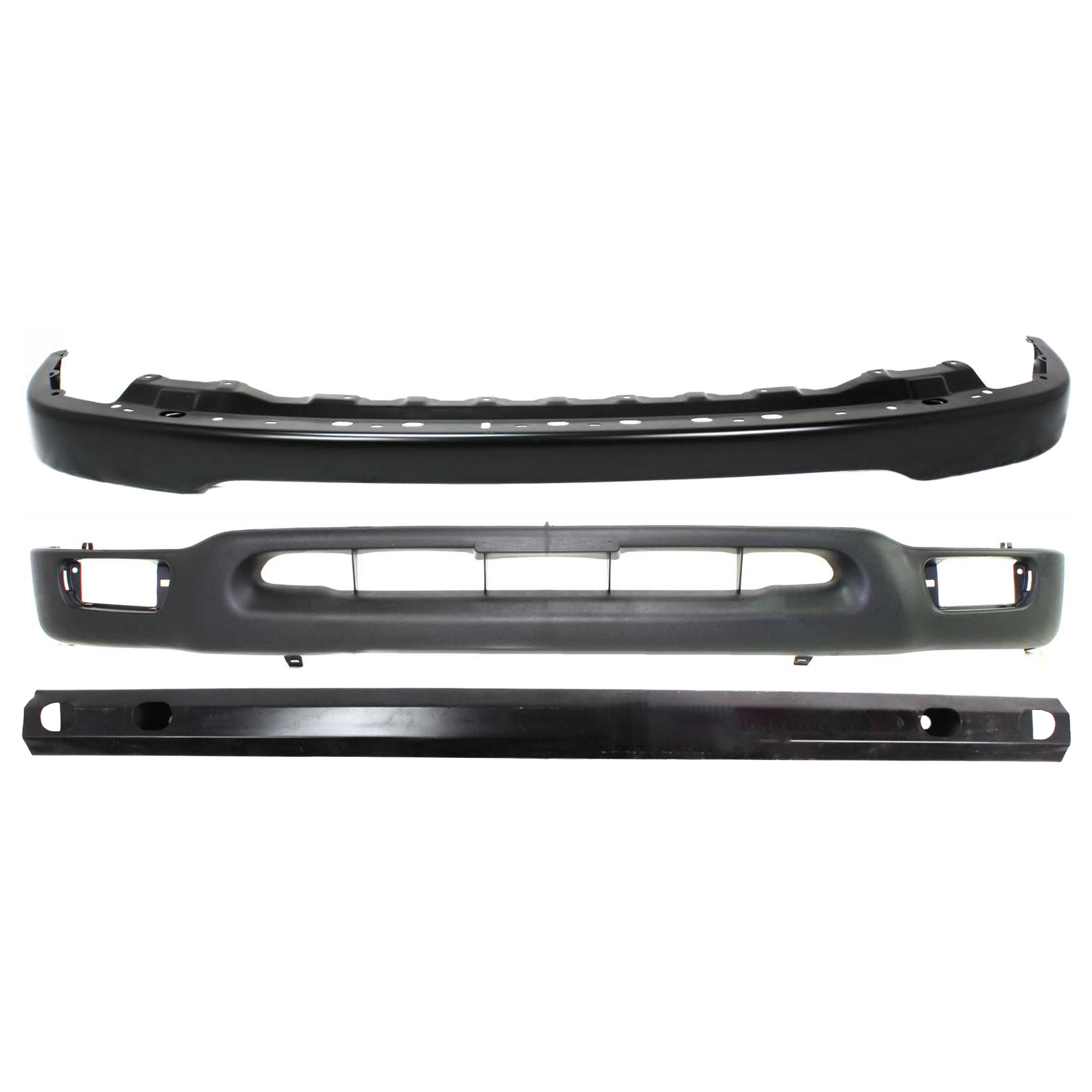 AM TACOMA 01-04 FRONT BUMPER 3 pc kit Paint to Match w Valance and Bumper Reinforcement SKU KIT 070224 C610 Partslink TO1002176 TO1006184 TO1095131 OEM 52101AD900-52131AD010-53901AD0