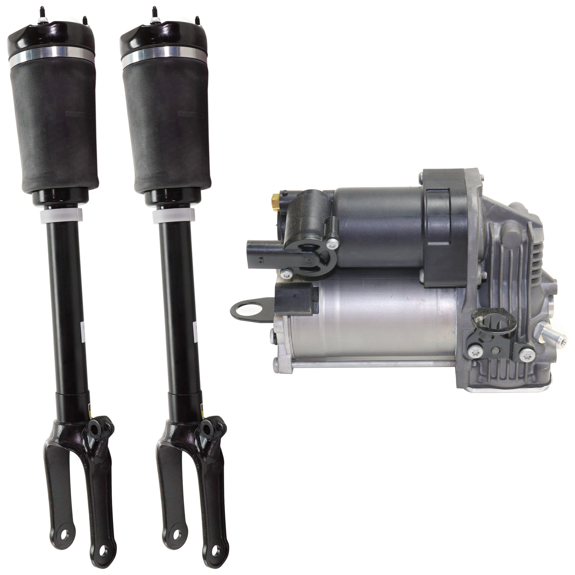 AM ML CLASS 06-11 GL CLASS 07-12 AIR SUSPENSION COMPRESSOR 3 pc kit SKU KIT 070224 C642