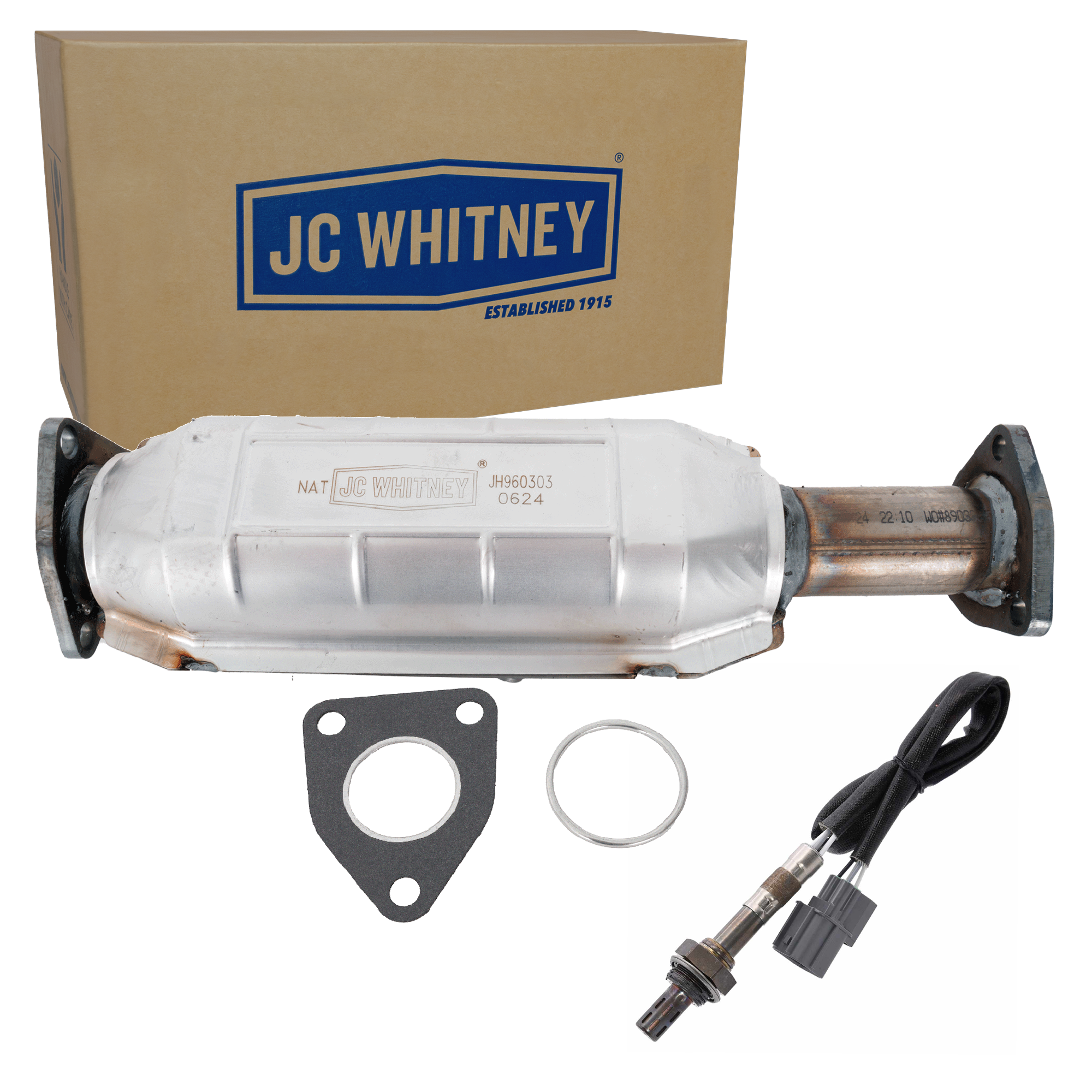 AM ODYSSEY 02-04 CATALYTIC CONVERTER 2 pc Kit with Oxygen Sensor SKU KIT 070324 R001