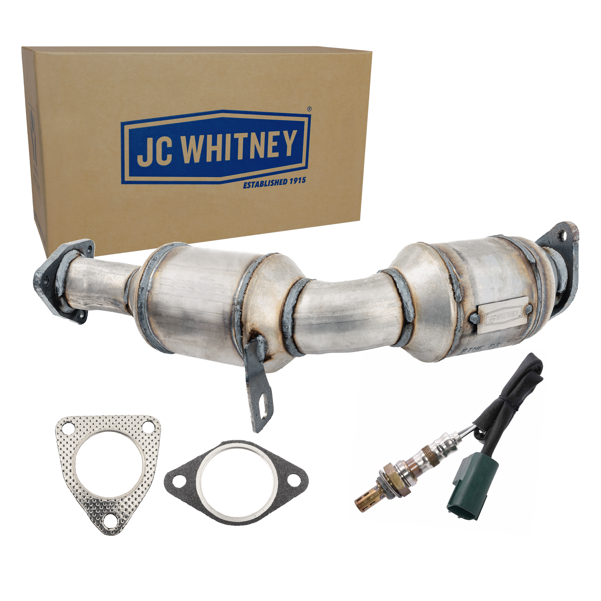 AM FX35 G35-03-06 CATALYTIC CONVERTER LH 2 pc Kit with Oxygen Sensor SKU KIT 070324 R035