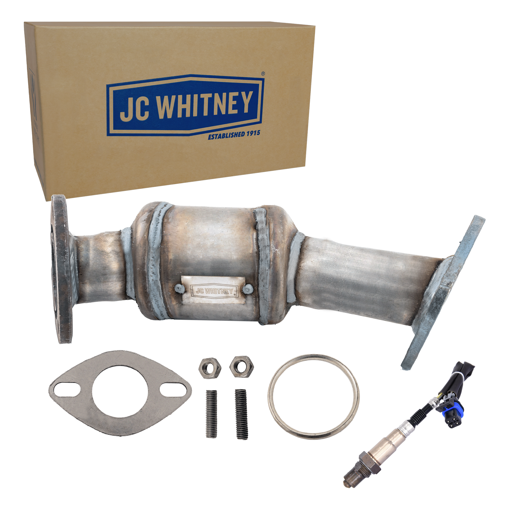 AM ENCLAVE 12-17 ACADIA 12-16 FRONT CATALYTIC CONVERTER LH 2 pc Kit 6 Cyl 3.6L Eng. with Oxygen Sensor SKU KIT 070324 R038