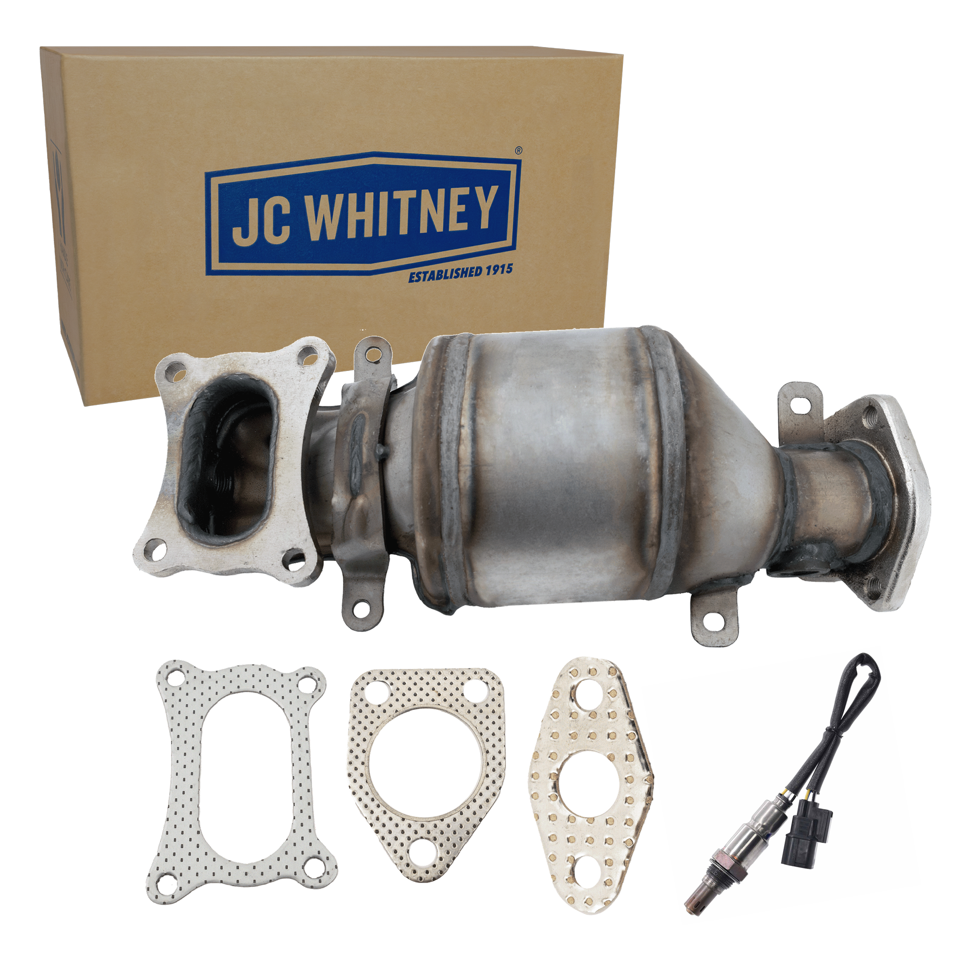 AM ACCORD 08-17 RDX 13-18 CATALYTIC CONVERTER LH 2 pc Kit 6 Cyl 3.5L Eng. with Oxygen Sensor SKU KIT 070324 R043