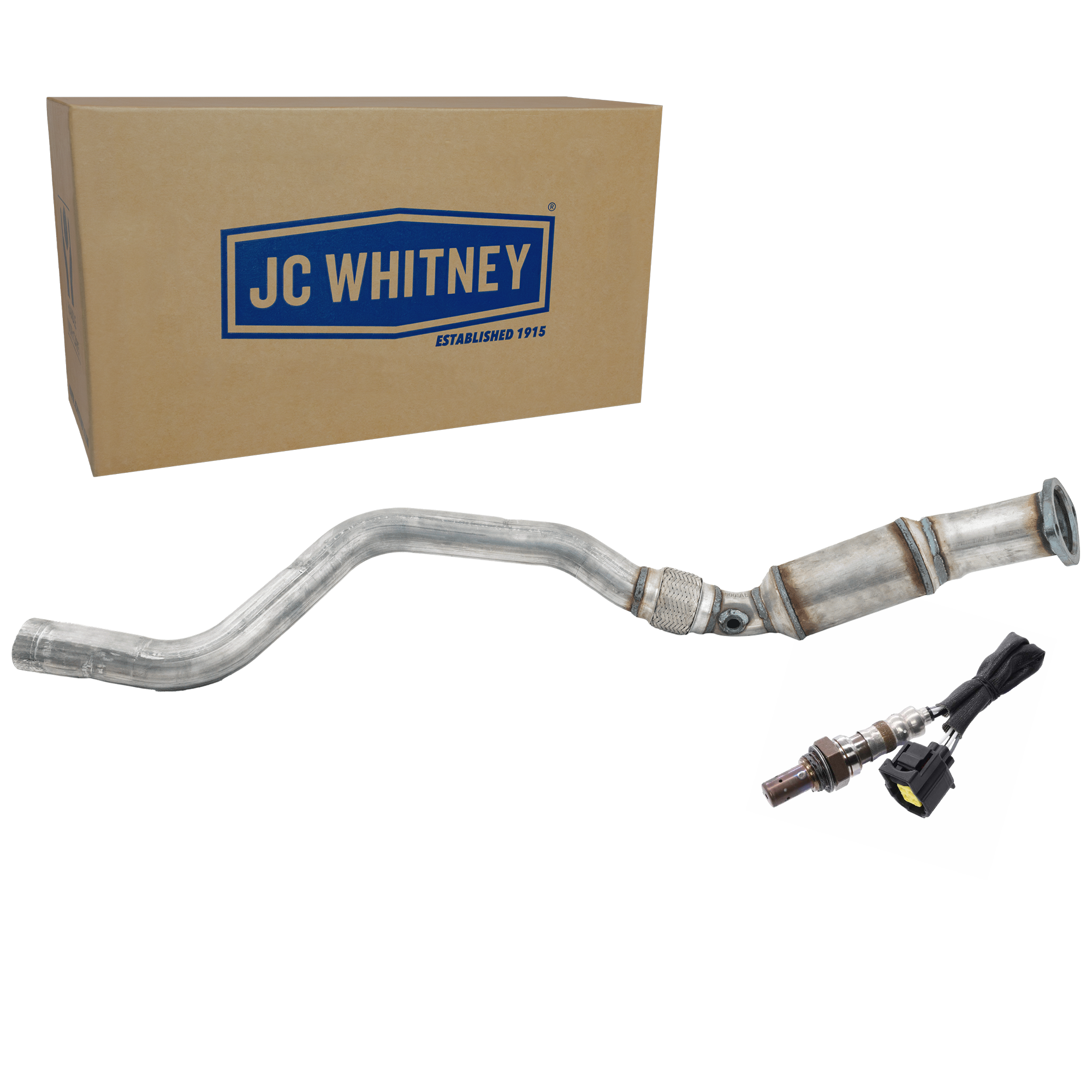 AM CHRYSLER 300 MAGNUM 05-06 CATALYTIC CONVERTER LH 2 pc Kit with Oxygen Sensor After Catalytic Converter SKU KIT 070324 R068