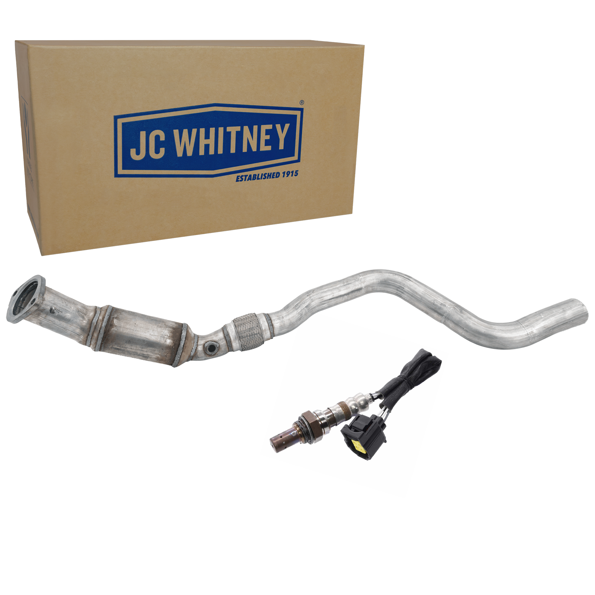 AM CHRYSLER 300 MAGNUM 05-06 CATALYTIC CONVERTER RH 2 pc Kit with Oxygen Sensor Before Catalytic Converter SKU KIT 070324 R069