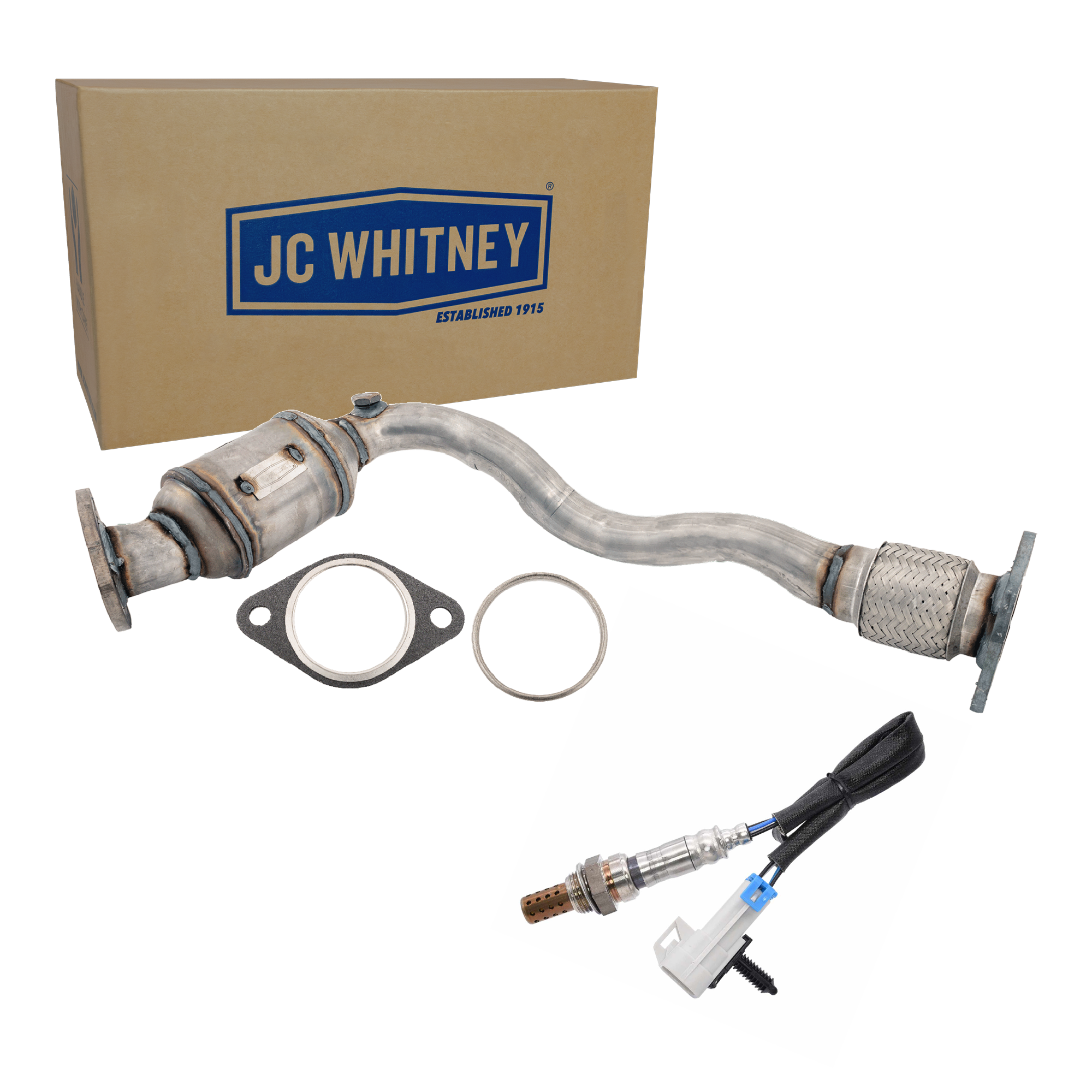 AM G6 AURA 07-09 CATALYTIC CONVERTER LH 2 pc Kit with Oxygen Sensor Before Catalytic Converter SKU KIT 070324 R103