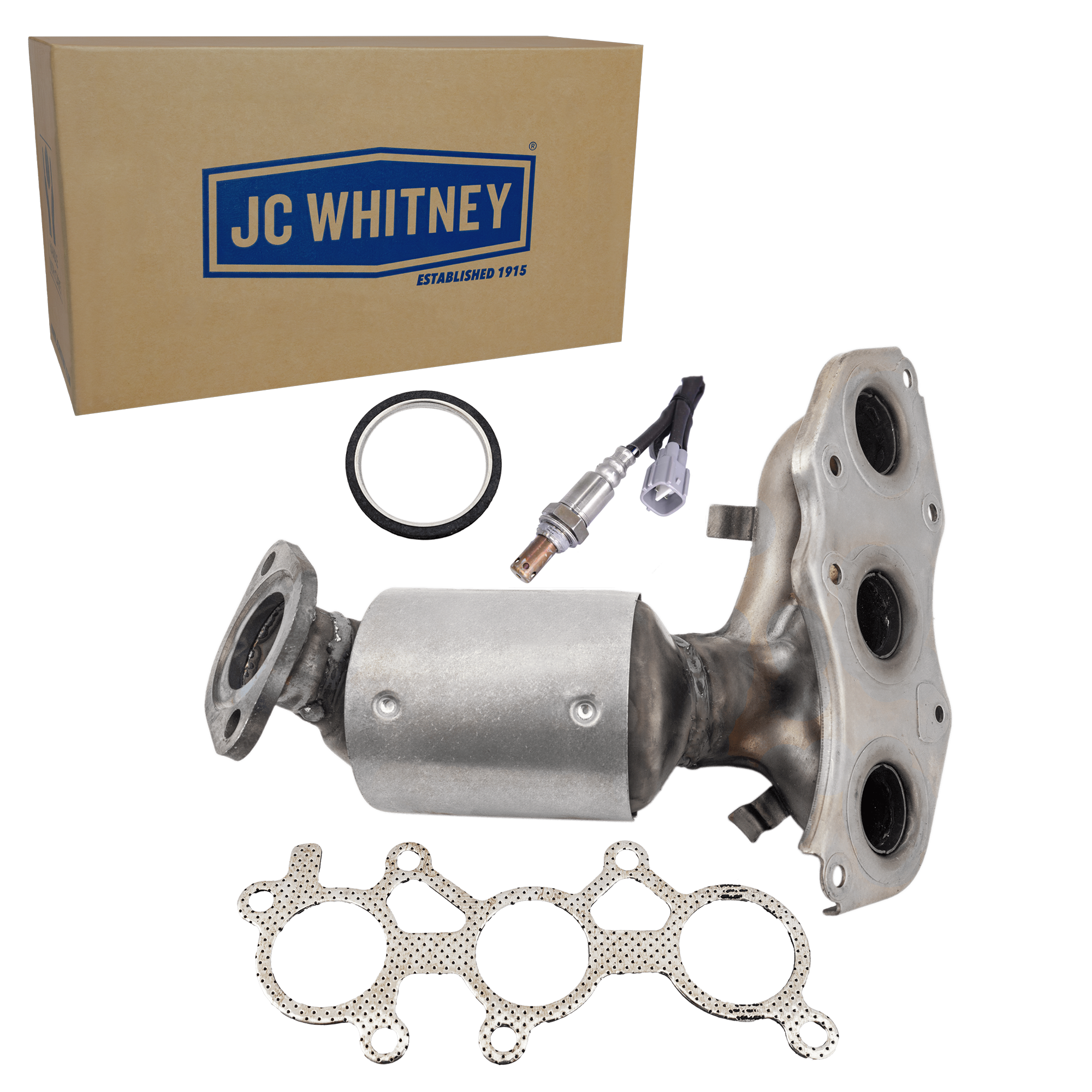 AM AVALON 05-12 CAMRY 07-11 CATALYTIC CONVERTER RH 2 pc Kit with Oxygen Sensor Before Catalytic Converter SKU KIT 070324 R116