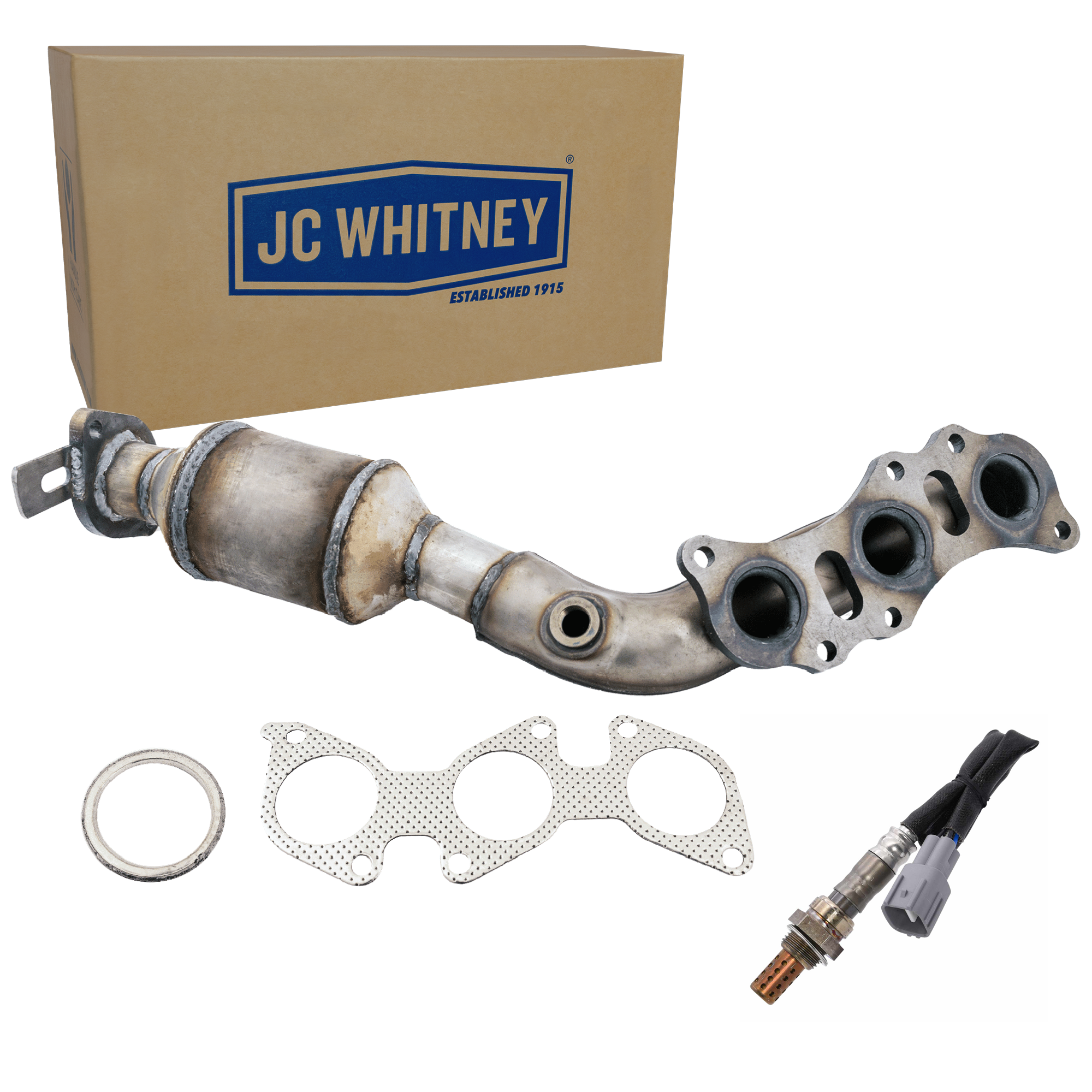 AM 4RUNNER 05-09 TACOMA 05-08 CATALYTIC CONVERTER RH 2 pc Kit with Oxygen Sensor SKU KIT 070324 R121