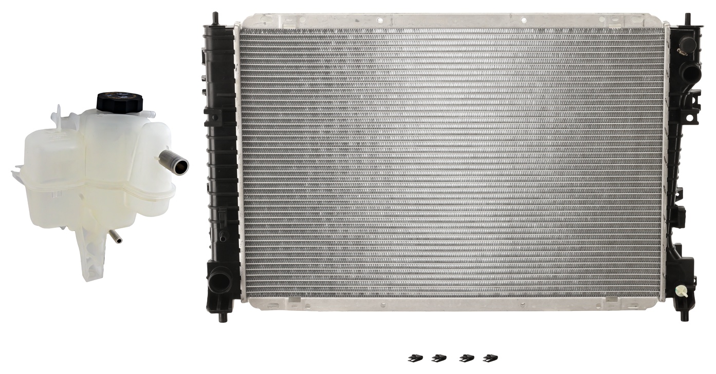 AM ESCAPE 08-12 MARINER 08-11 RADIATOR 2 Piece Kit Plastic Tank 3.0L Eng. with Coolant Reservoir SKU KIT 070325-09 Partslink FO3010278 FO3014107 OEM H2MZ8005R BL8Z8A080A