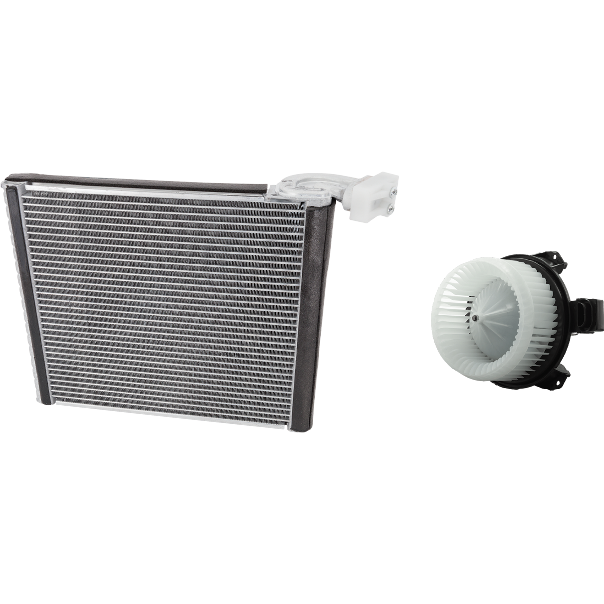 AM RAV4-06-18 COROLLA 09-19 A C EVAPORATOR 2 pc Kit w o Auto Temp Control with Blower Motor SKU KIT 070325-14 Partslink TO3126124 OEM 8850102222-8850172020-88501750