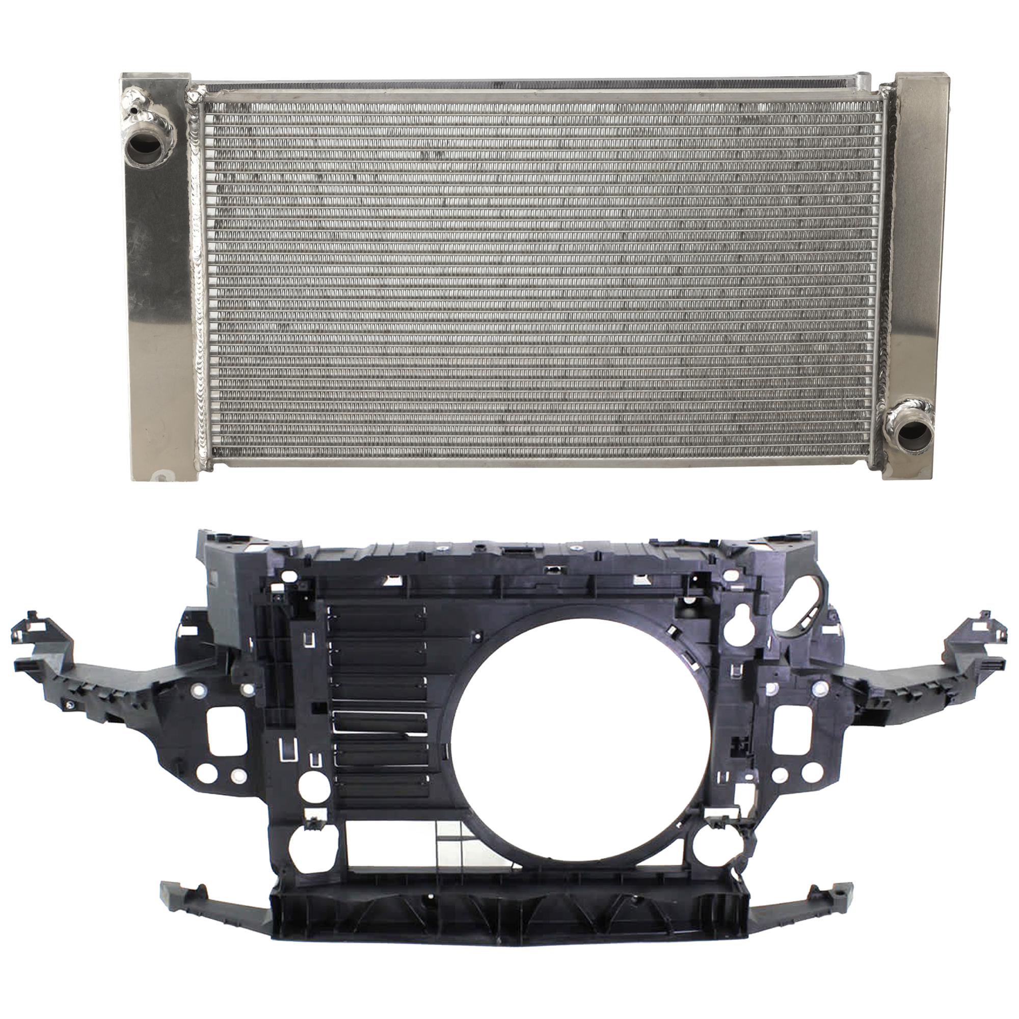 AM COOPER COUNTRYMAN 11-16 RADIATOR SUPPORT 3 Piece Kit S JCW Models with A C Condenser and Radiator SKU KIT 070325-22 Partslink MC1225108 MC3030102 MC3010104 OEM 51649802025-64539239920-171127