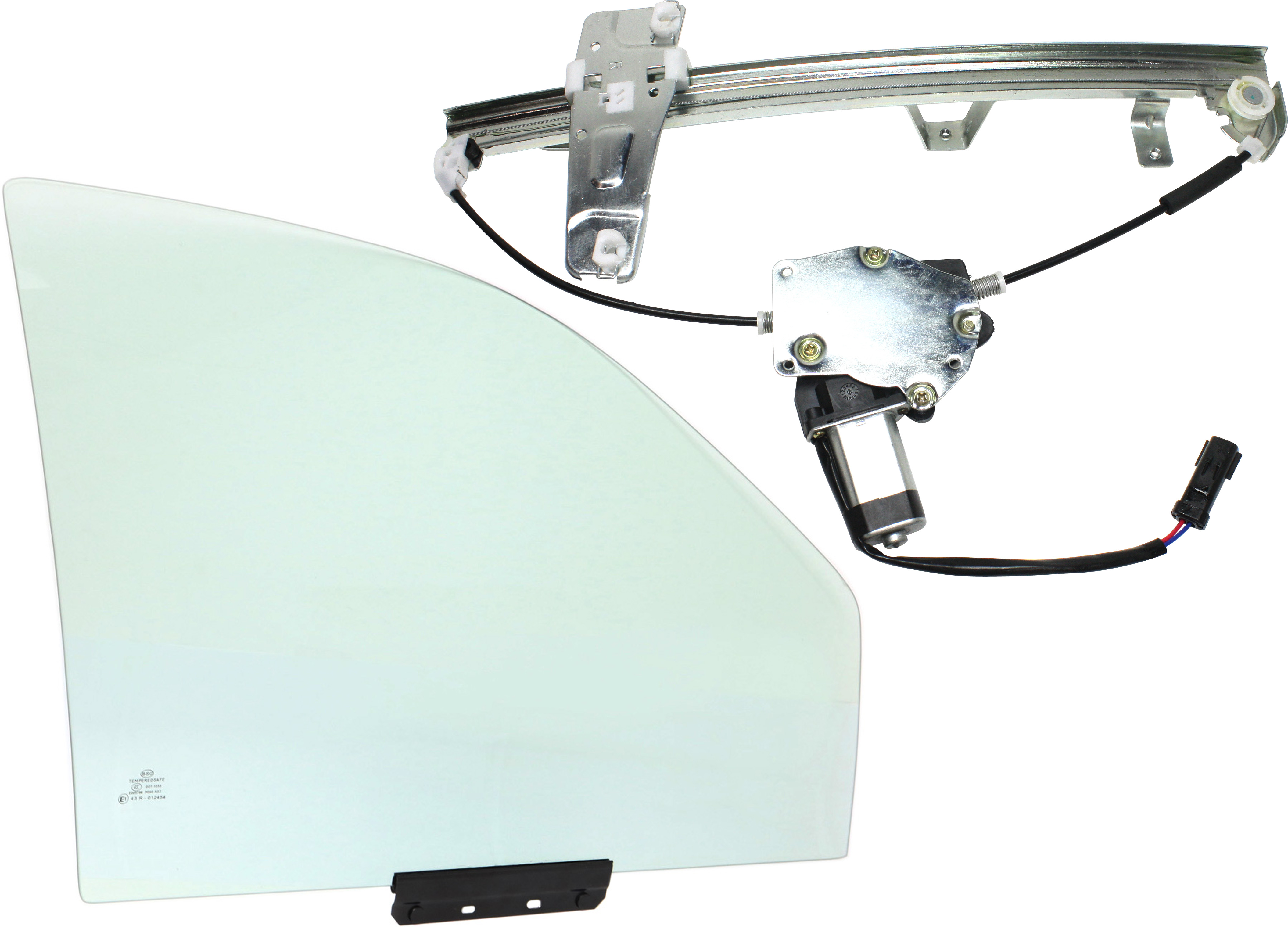 AM GRAND CHEROKEE 00-04 FRONT DOOR GLASS RH Green Tint Set of 2 Power 4 Door Hole Style From 3-9-00 w Motor w Clip SKU KIT 070417-29 Partslink CH1351122 OEM 55136002AD DD09557GTYN 5536328