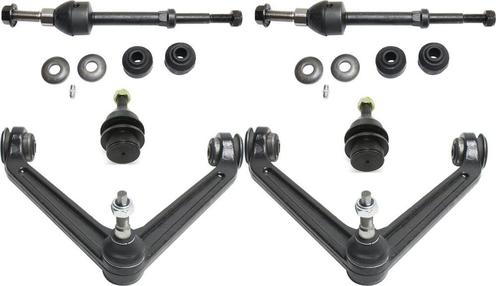 AM RAM 1500-02-05 FRONT CONTROL ARM KIT RH AND LH RWD Upper 6 pc Kit with Ball Joint and Sway Bar Link SKU KIT 070418-25 OEM 104333-2601556-5051294-45D2294