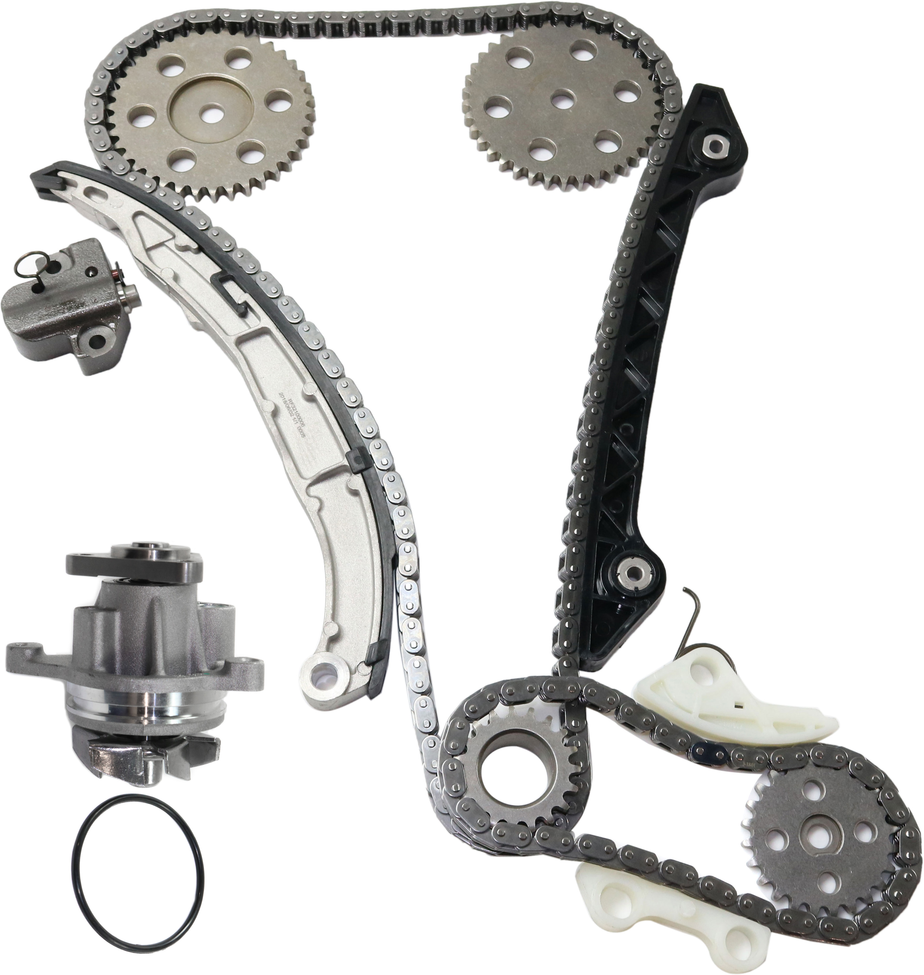 AM RANGER 01-11 B2300-01-09 TIMING CHAIN KIT 2 pc Kit with Water Pump SKU KIT 070518-01 OEM 12120-12126-19216-20242-20