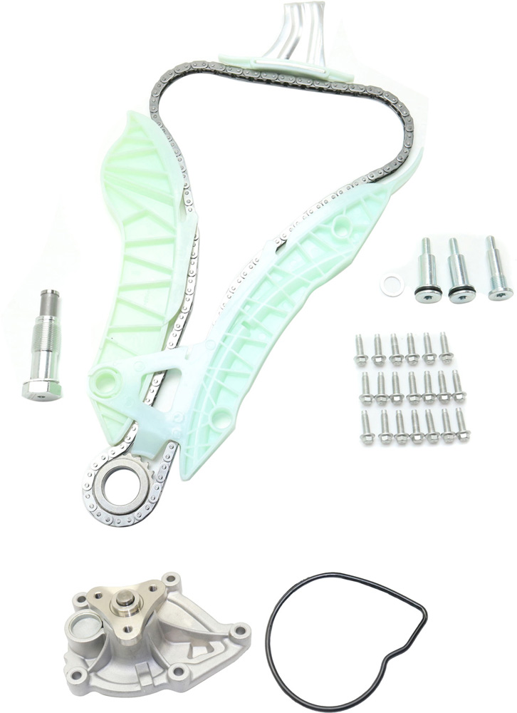 AM COOPER 07-15 COOPER COUNTRYMAN 11-16 COOPER PACEMAN 13-16 TIMING CHAIN KIT 2 pc Kit with Water Pump SKU KIT 070518-11 OEM 11517550484