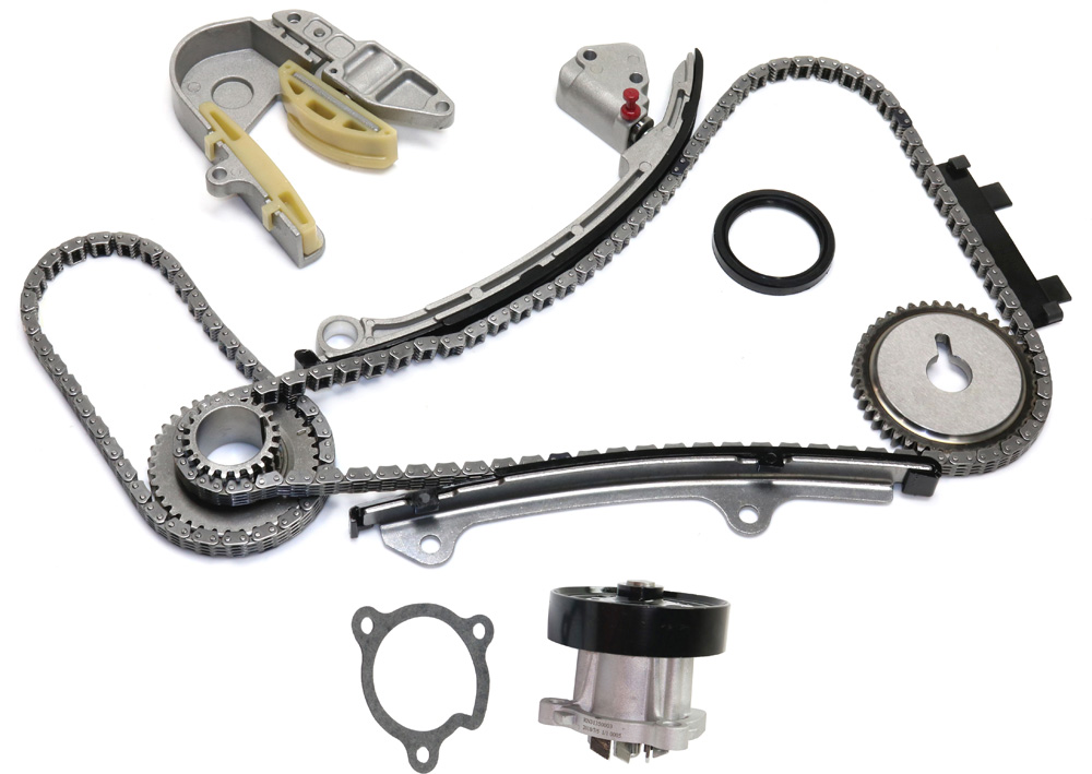 AM ALTIMA SENTRA 02-06 TIMING CHAIN KIT 2 pc Kit with Water Pump SKU KIT 070518-14 OEM 210106N226-210108J010