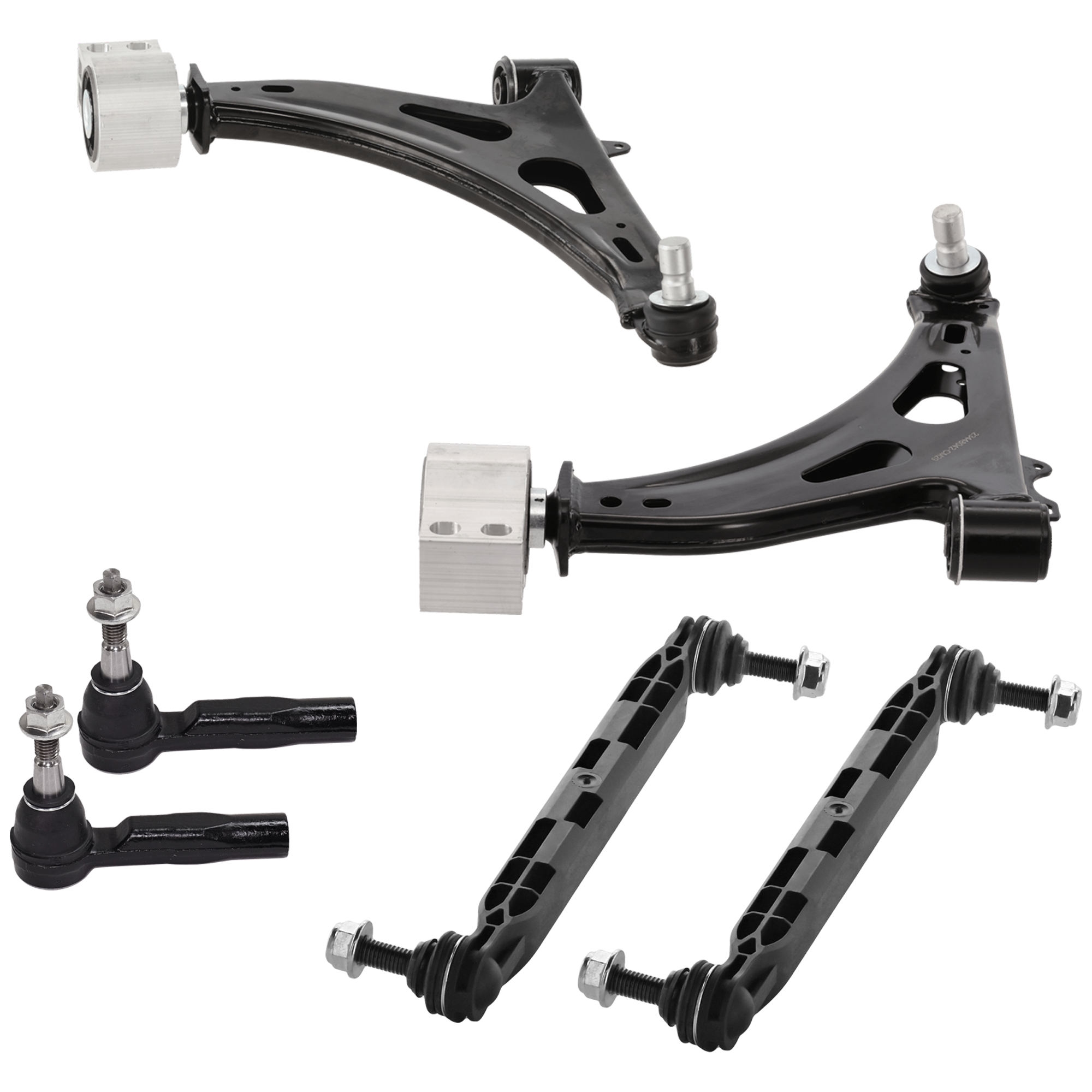 AM IMPALA 14-19 FRONT SUSPENSION KIT RH AND LH 6 pc Kit with Control Arm Tie Rod End and Sway Bar Link SKU KIT 070524-26 OEM 23448042-84248222-23448043-842