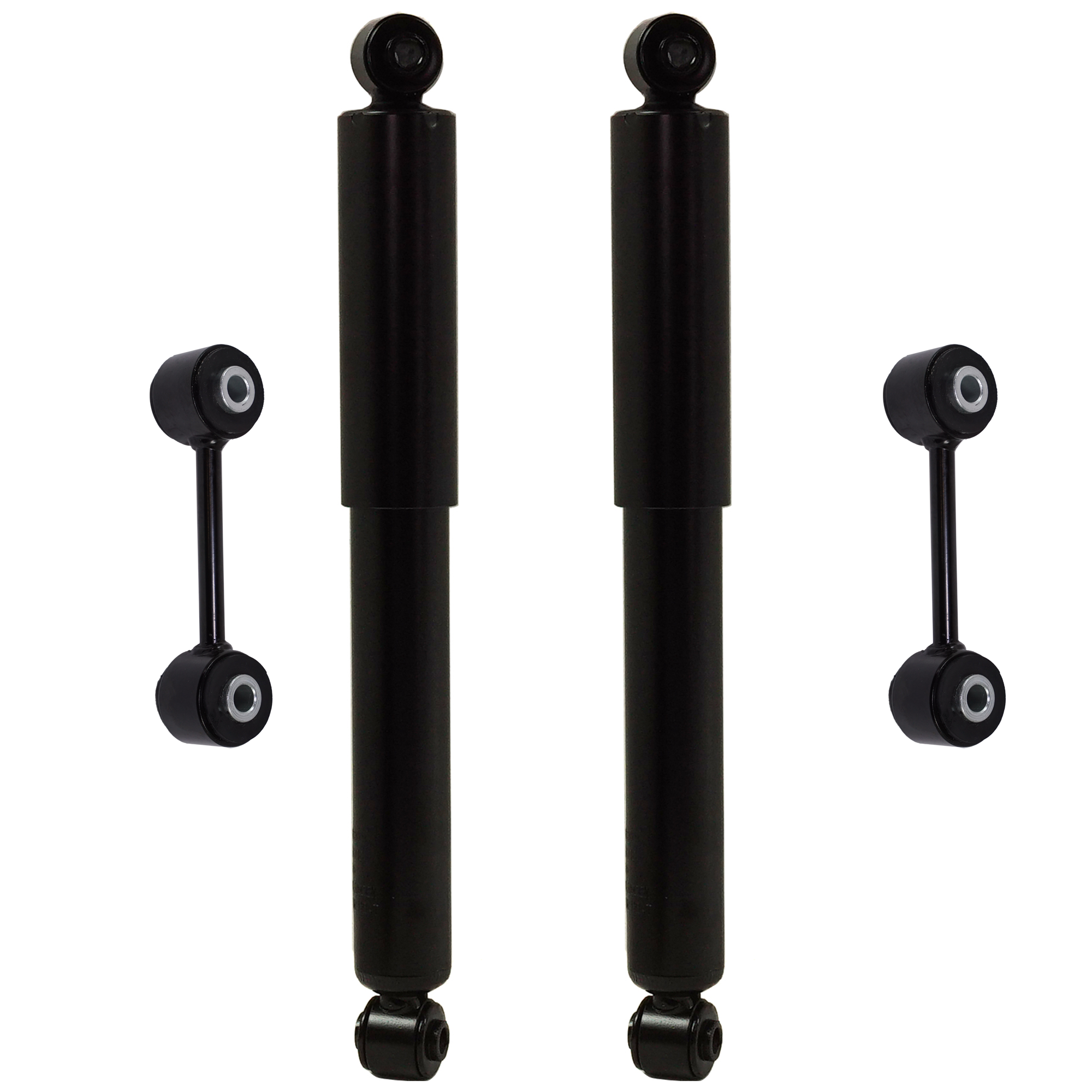 AM CARAVAN GRAND CARAVAN 91-07 REAR SUSPENSION KIT 4 pc Kit with Shock Absorber and Strut Assembly and Sway Bar Link SKU KIT 070524-45 OEM 4684681AB 4684682-4721074AA 52