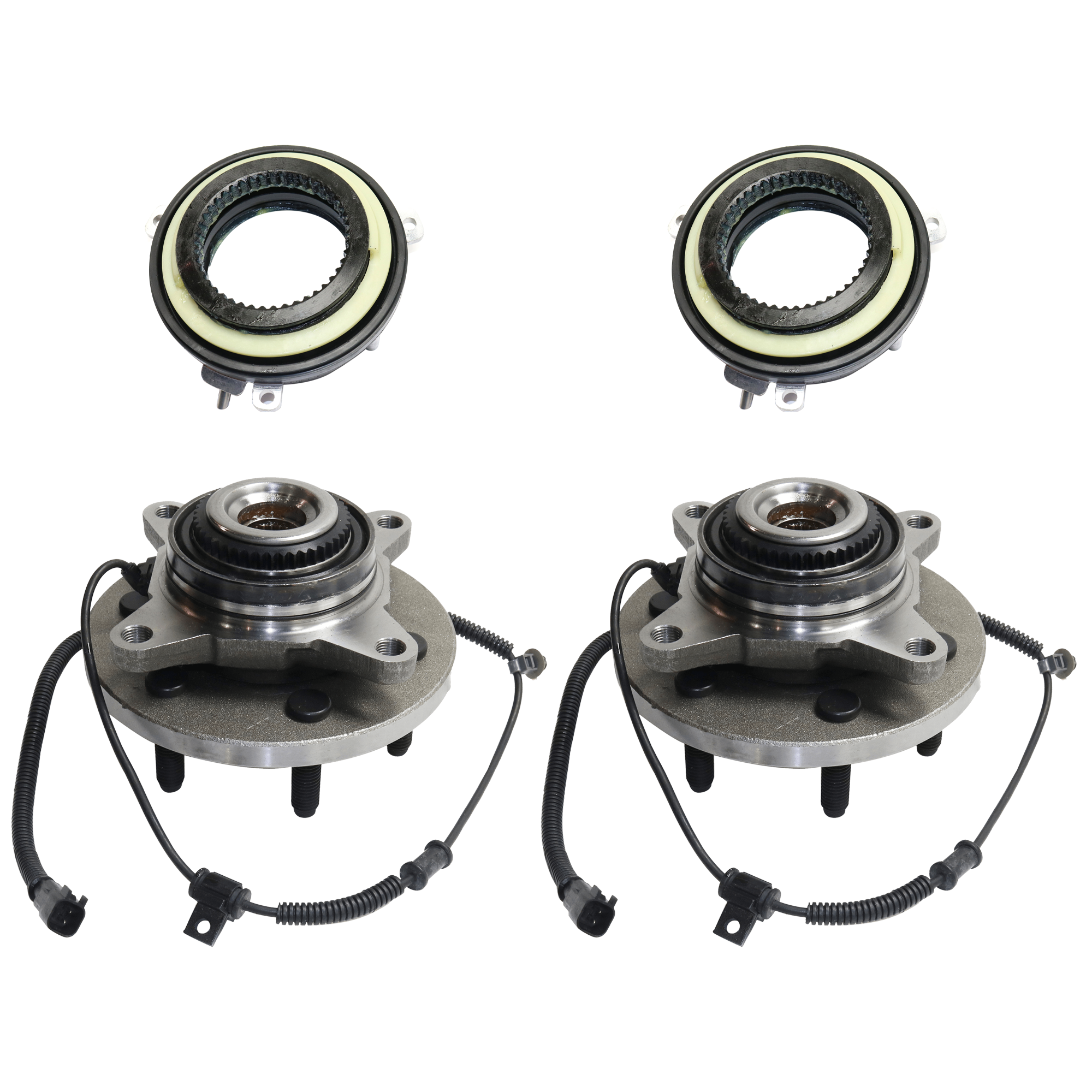 AM EXPEDITION NAVIGATOR 11-14 SUSPENSION KIT 4 pc Kit with Wheel Hub and 4WD Actuator SKU KIT 070524-50 OEM 7L1Z3C247A 102765 BL3Z1104A BR
