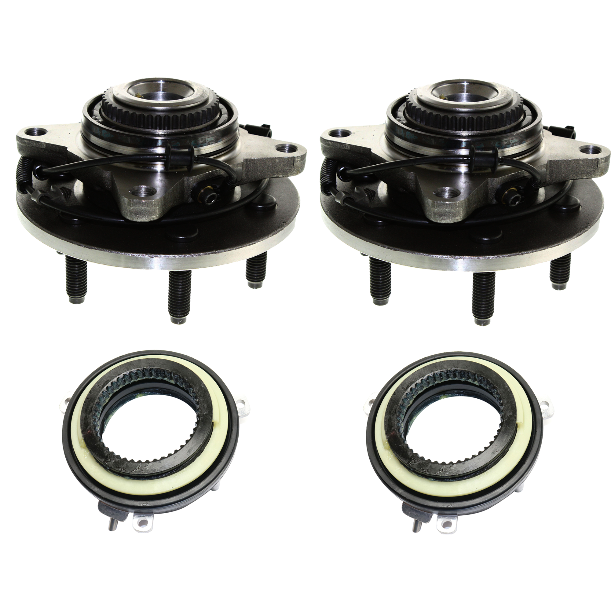 AM F 150-05-08 MARK LT 06-08 SUSPENSION KIT 4 pc Kit with Wheel Hub and 4WD Actuator SKU KIT 070524-51 OEM 7L1Z3C247A 94256011