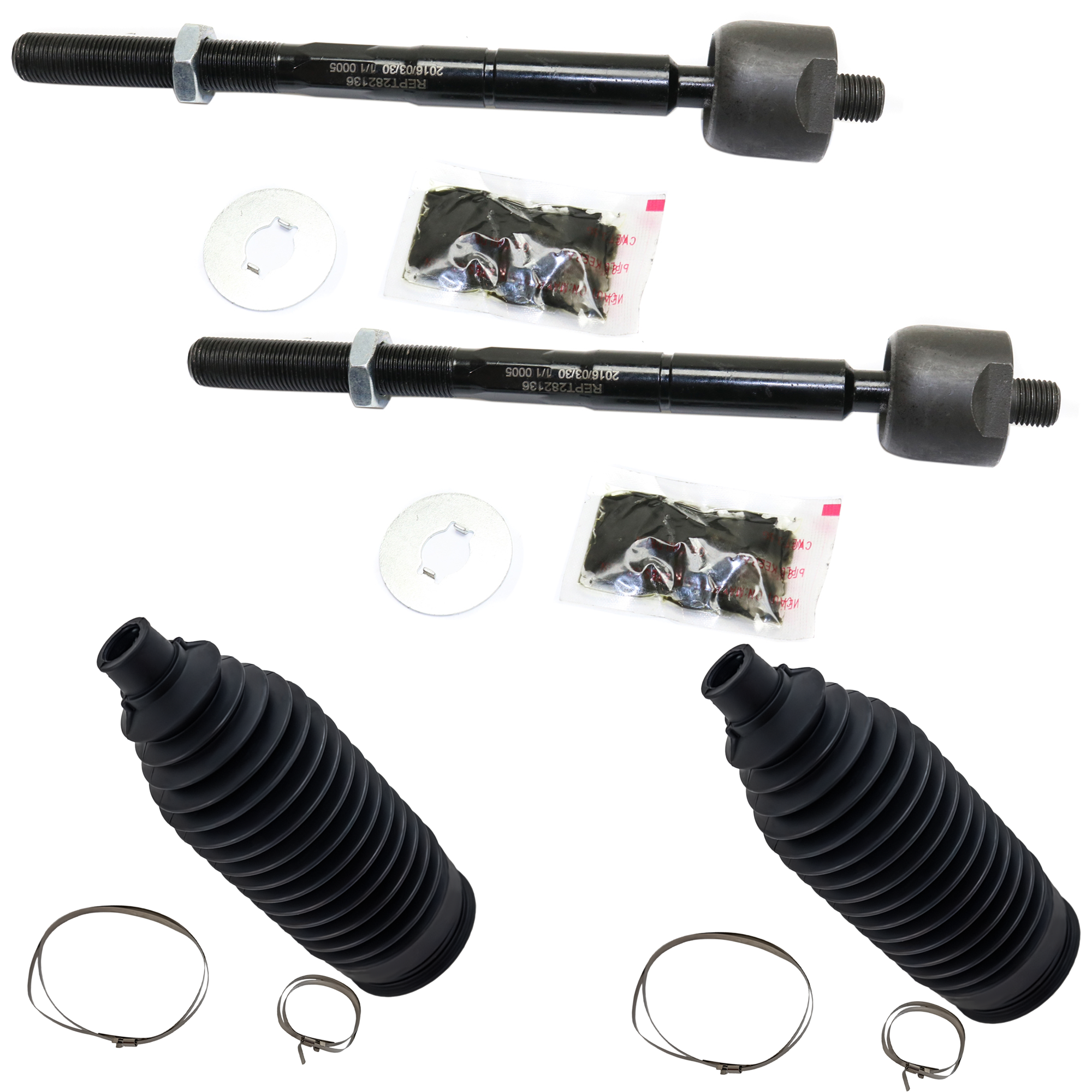AM SIENNA 04-10 FRONT SUSPENSION KIT RH AND LH 4 pc Kit with Steering Rack Boot and Tie Rod End SKU KIT 070524-62 Partslink TO4522102 OEM 4553508010-53534SZAA02-4550309