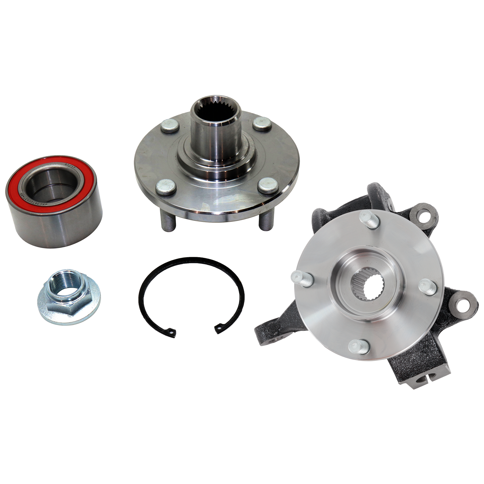 AM FOCUS 06-11 FRONT SUSPENSION KIT RH 2 pc Kit with Knuckle and Wheel Hub SKU KIT 070524-69 OEM 510056-9111000-6S4Z1215B 6S4Z3