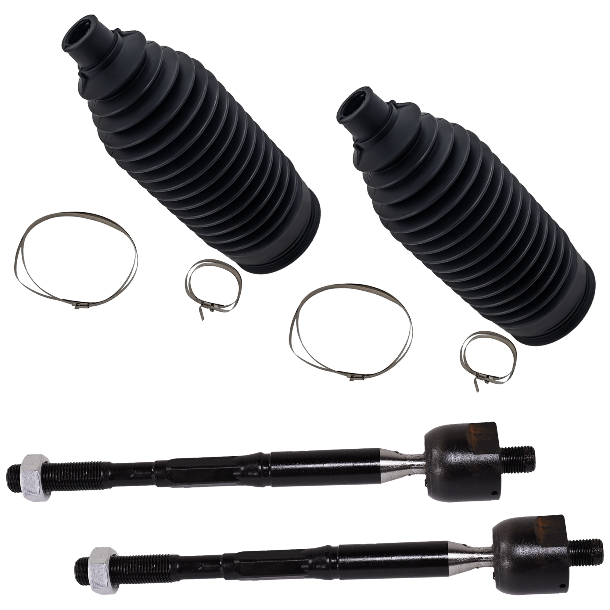 AM RX330-04-06 RX350-07-09 FRONT SUSPENSION KIT RH AND LH 4 pc kit with Steering Rack Boot and Tie Rod End SKU KIT 070524-77 OEM 4553508010-53534SZAA02-1015310