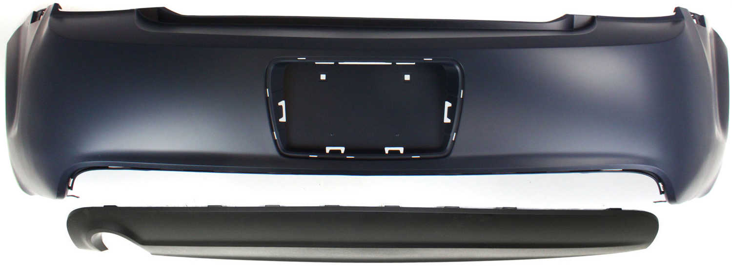 AM MALIBU 08-12 REAR BUMPER COVER 2 pc Kit with Bumper Insert 2.4L 3.5 Eng CAPA SKU KIT 070917-79 Partslink GM1100816C GM1195110C OEM 15831262-25919219