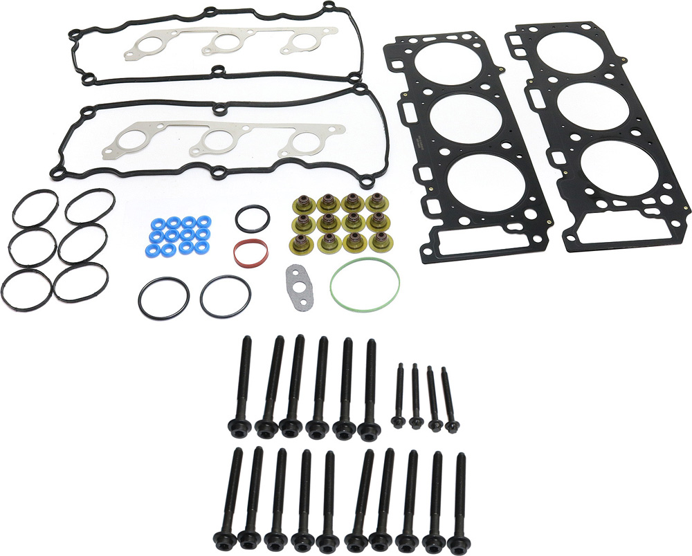 AM MUSTANG 05-10 ENGINE GASKET SET 21 pc Kit 6 Cyl 4.0L SOHC Vin N 12 Valves w Cylinder Head Bolt Cylinder Head Gasket SKU KIT 071017-04