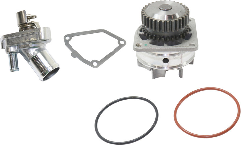 AM FRONTIER 05-19 WATER PUMP 2 pc kit with Thermostat Housing SKU KIT 071017-13 OEM 16426-19276-20795-41123-43520