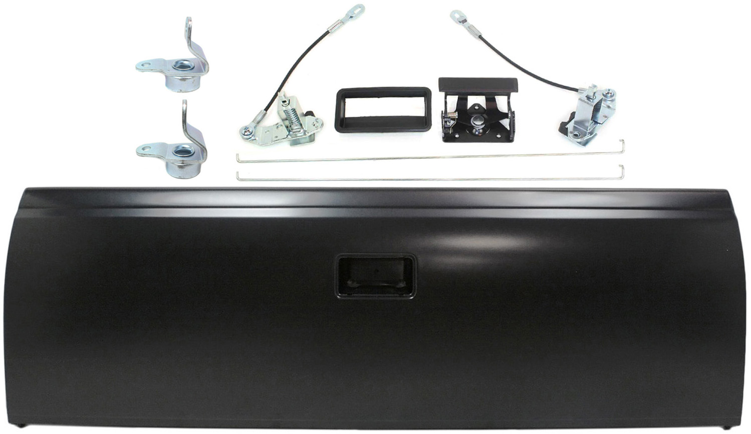 AM C K FULL SIZE P U 88-91 TAILGATE KIT Fleetside 4 pc Kit with Tailgate Latch and Tailgate Hinge SKU KIT 071017-26 Partslink GM1900107 OEM 12540226-15596975-15596976