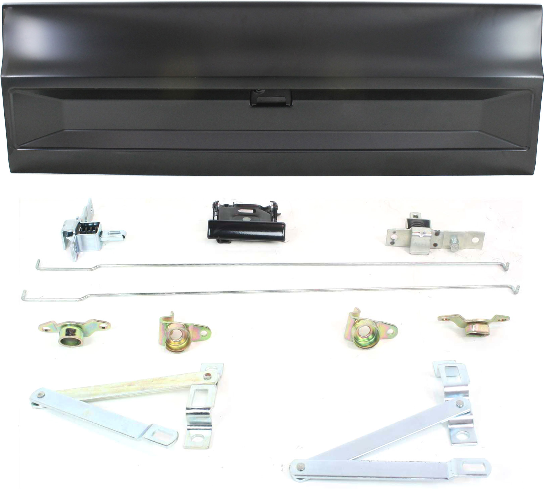 AM C K FULL SIZE P U 81-87 TAILGATE KIT Fleetside 2 pc Kit with Tailgate Lock SKU KIT 071017-29 Partslink GM1900103 OEM 15628608