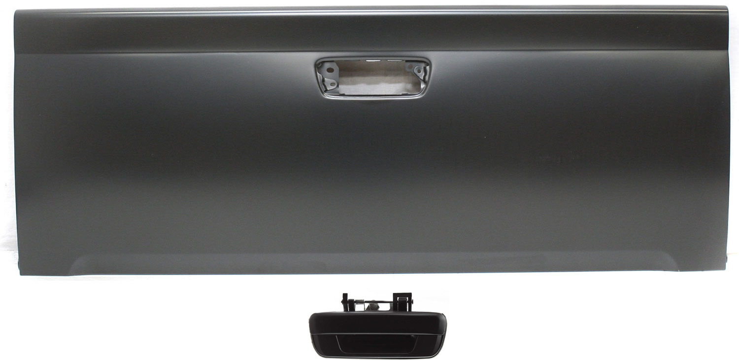 AM COLORADO 04-11 TAILGATE KIT Smooth Black w o Keyhole Plastic 2 pc Kit with Tailgate Handle SKU KIT 071017-38 Partslink GM1900120C OEM 19206604-97319415
