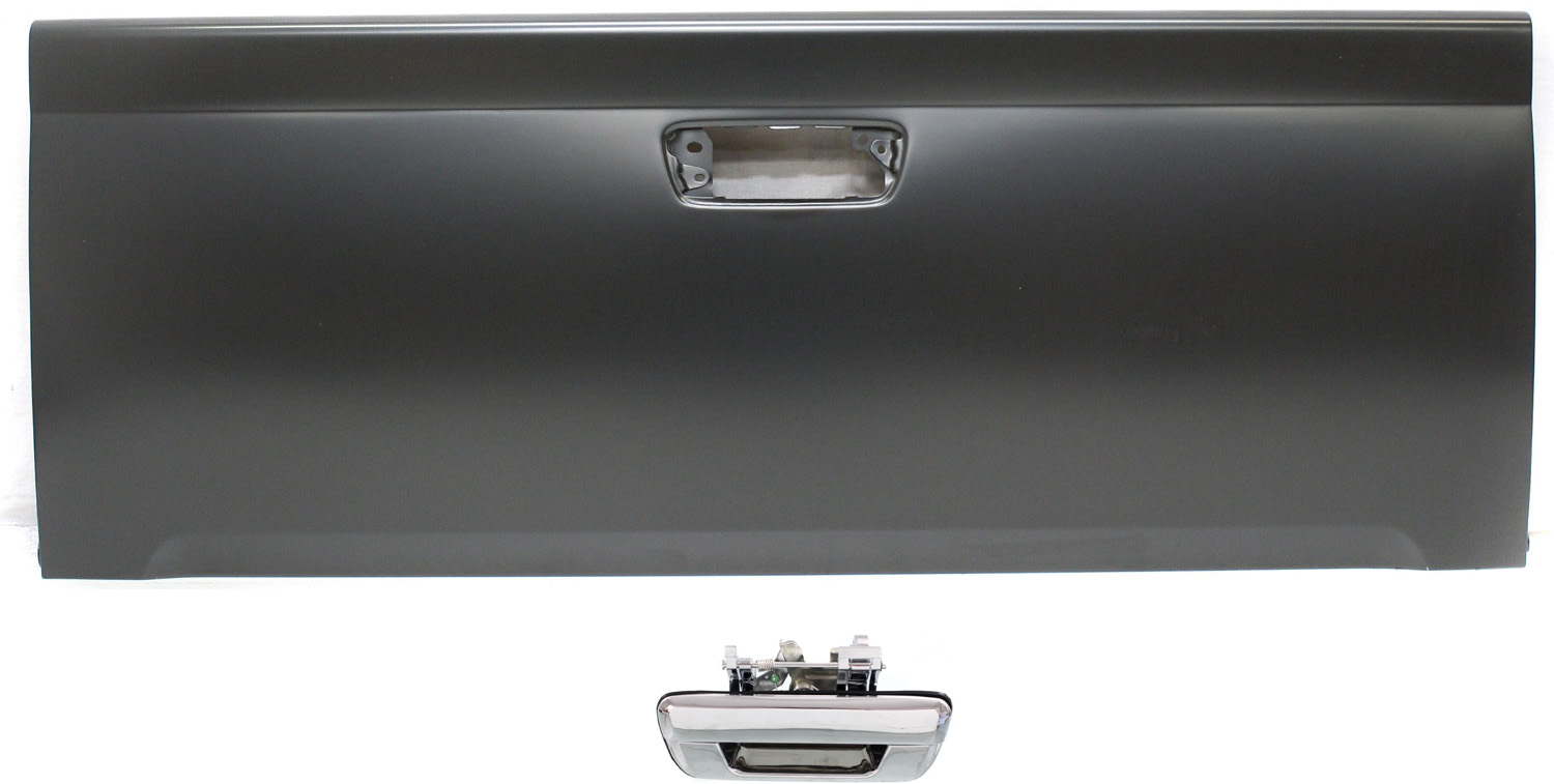 AM COLORADO CANYON 04-12 TAILGATE w o Keyhole CAPA 2 pc Kit with Tailgate Handle SKU KIT 071017-40 Partslink GAH010016 GM1900120C OEM 19206604 Performance