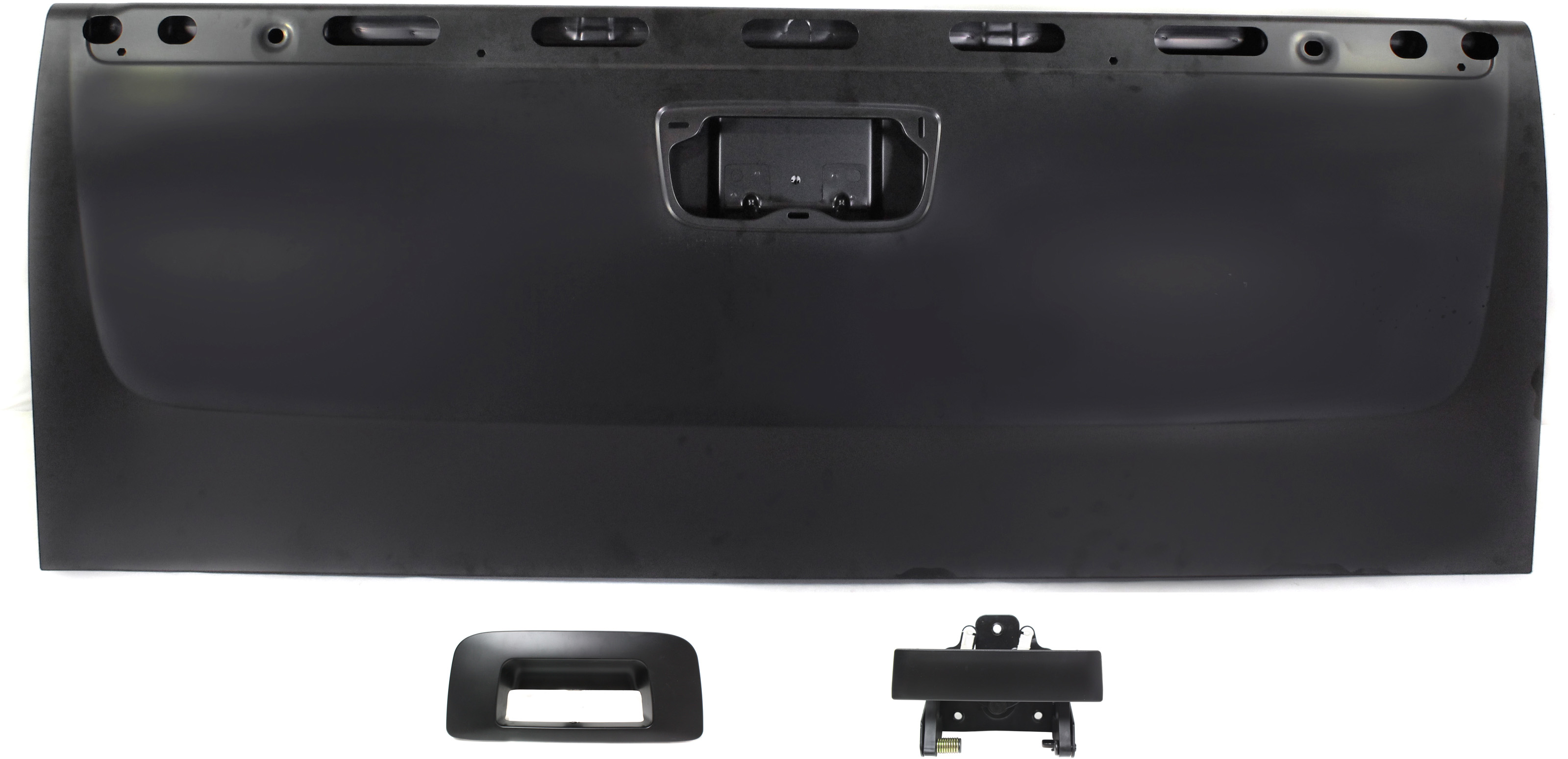 AM SILVERADO SIERRA P U 07-14 TAILGATE Primed 3 pc Kit with Tailgate Handle SKU KIT 071017-98 Partslink GM1900126 OEM 20885080