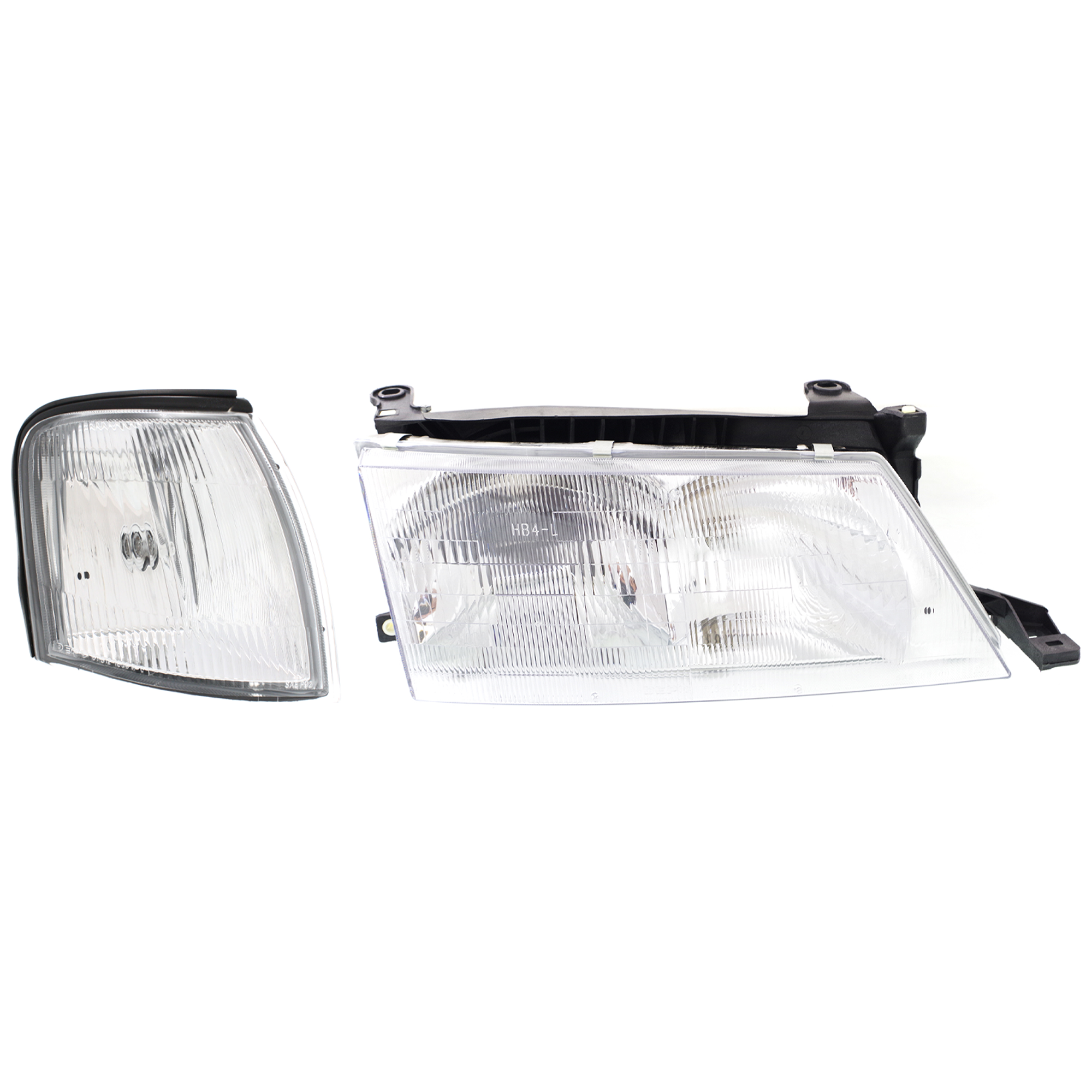 AM AVALON 95-97 HEAD LAMP RH 2 pc kit w Corner Light Assembly Halogen SKU KIT 071024-11 Partslink TO2503115 TO2521145 OEM 8111007010-8161007010