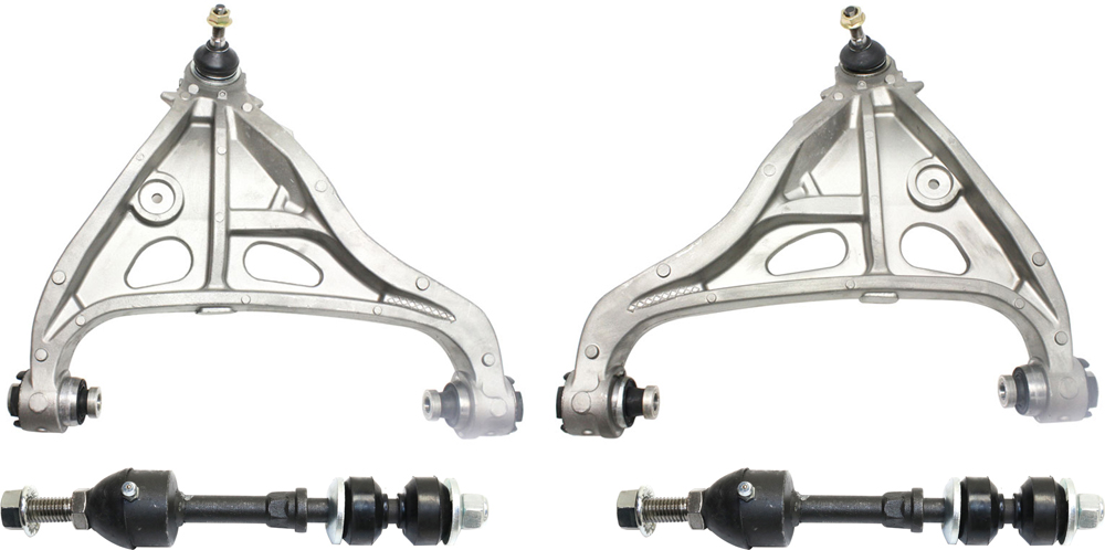 AM F 150-05-08 MARK LT 06-08 FRONT CONTROL ARM KIT RH AND LH Lower w ball joint s 4 pc Kit with Sway Bar Link SKU KIT 071117-04 OEM 7L3Z3079C 7L3Z3079D 7L3Z3078C