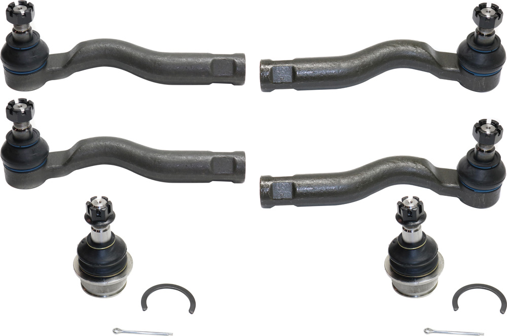AM TUNDRA 07-20 SEQUOIA 08-20 FRONT SUSPENSION KIT RH AND LH 4 pc kit with Ball Joints and Tie Rod Ends SKU KIT 071117-28 OEM 101-582-426-935-934-000-000-000-000
