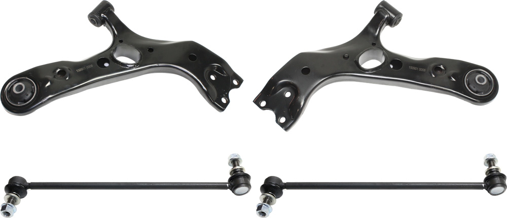 AM RAV4-06-18 NX300H 15-21 FRONT CONTROL ARM KIT RH AND LH Lower 4 pc kit with Sway Bar Links SKU KIT 071117-81 OEM 480690R010-480680R010-1015228