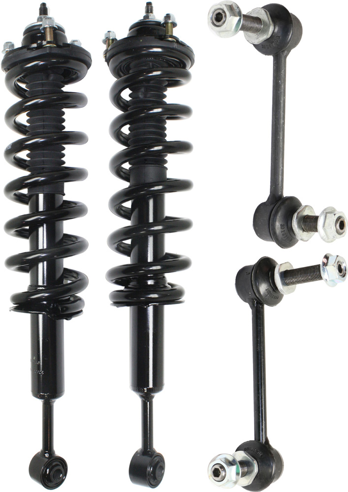 AM 4RUNNER 03-22 FJ CRUISER 07-14 FRONT SUSPENSION KIT RH AND LH 4 pc kit with Loaded Struts and Sway Bar Links SKU KIT 071117-83 OEM 171371L 1345984L SR4464K SR