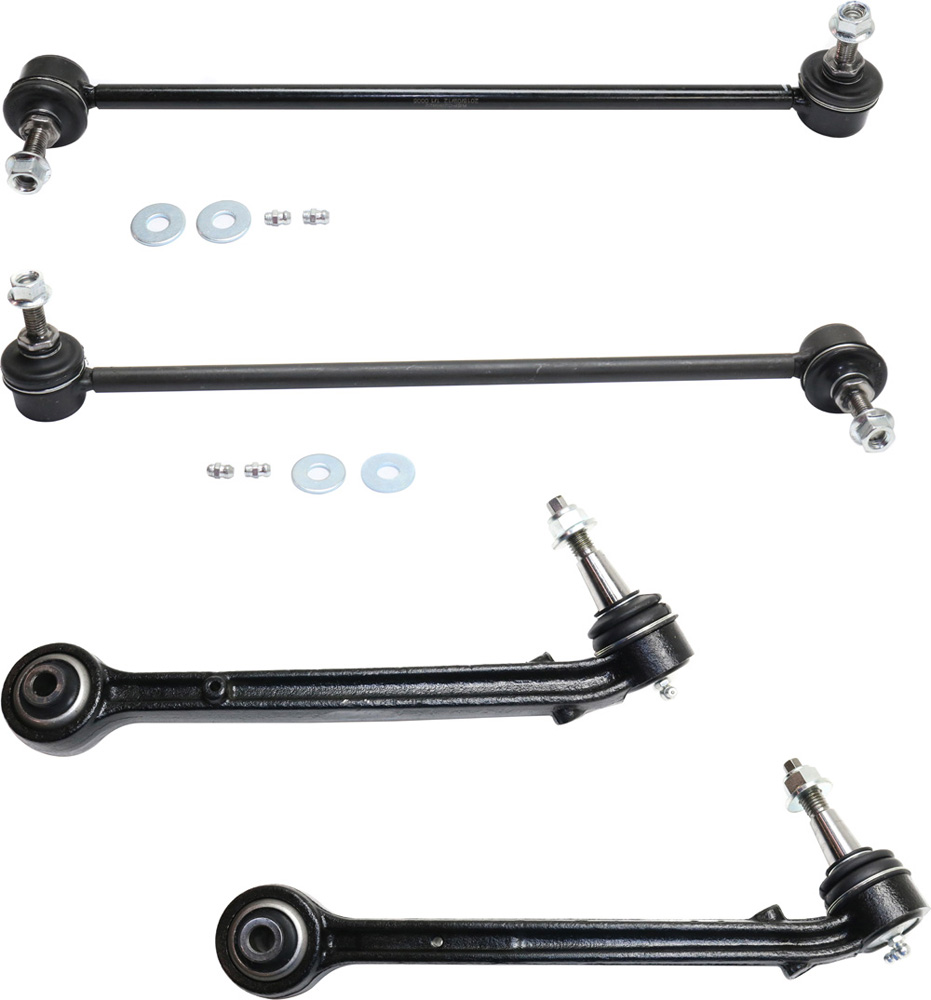 AM CAMARO 10-15 FRONT CONTROL ARM KIT RH AND LH Lower Rearward w ball joint s 4 pc Kit with Sway Bar Link SKU KIT 071117-97 OEM 20951300-20951301 GS508104 SL9