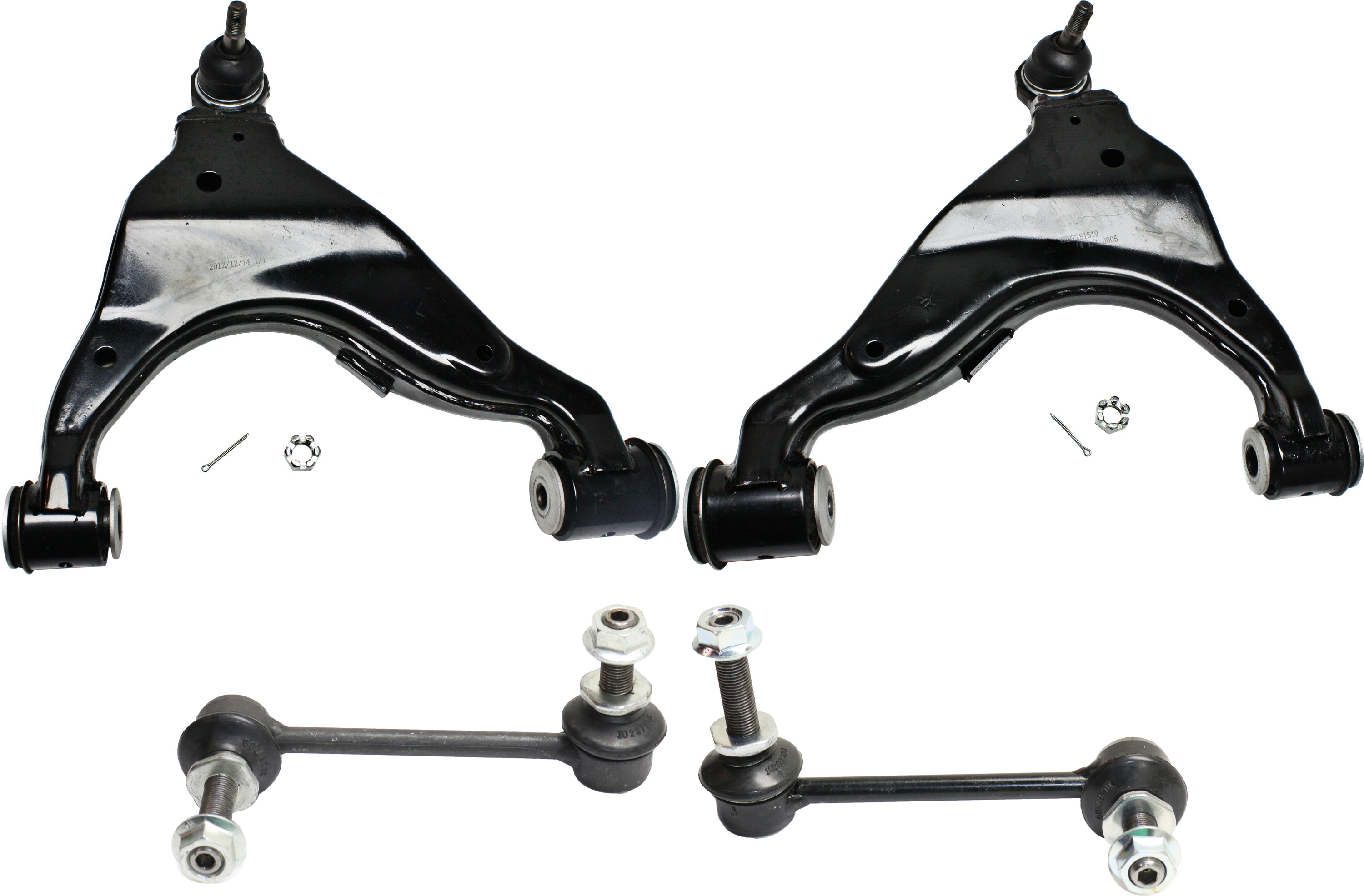AM 4RUNNER GX470-03-09 FRONT CONTROL ARM KIT RH AND LH Lower 4 pc kit with Sway Bar Link SKU KIT 071118-29 OEM 4806960010-4806860010-1015180