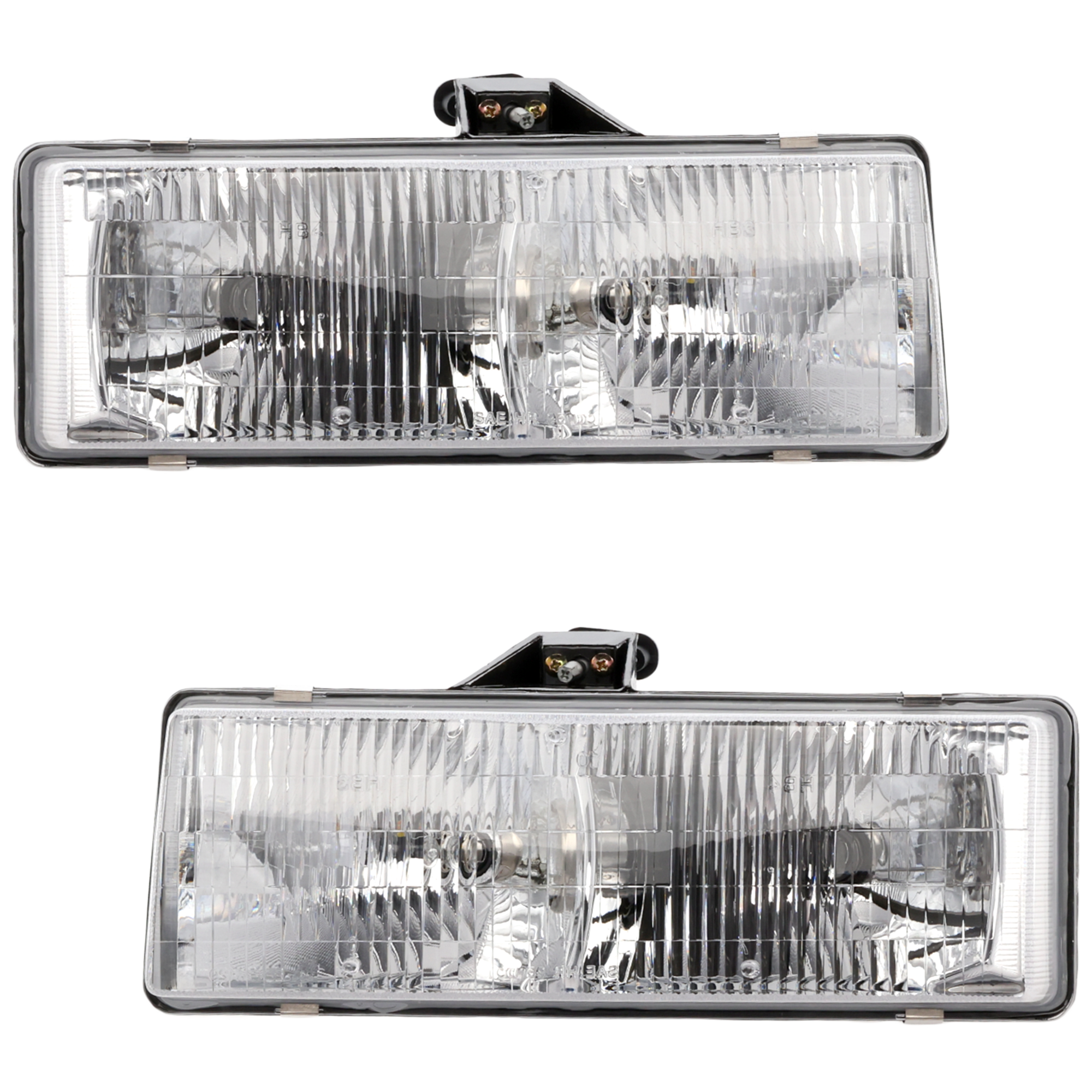AM ASTRO SAFARI 85-05 HEAD LAMP LH Composite Assembly Halogen 2 pc kit w Parking Light SKU KIT 071124-115 Partslink GM2502136 GM2520147 OEM 16524091 PFM 16523211