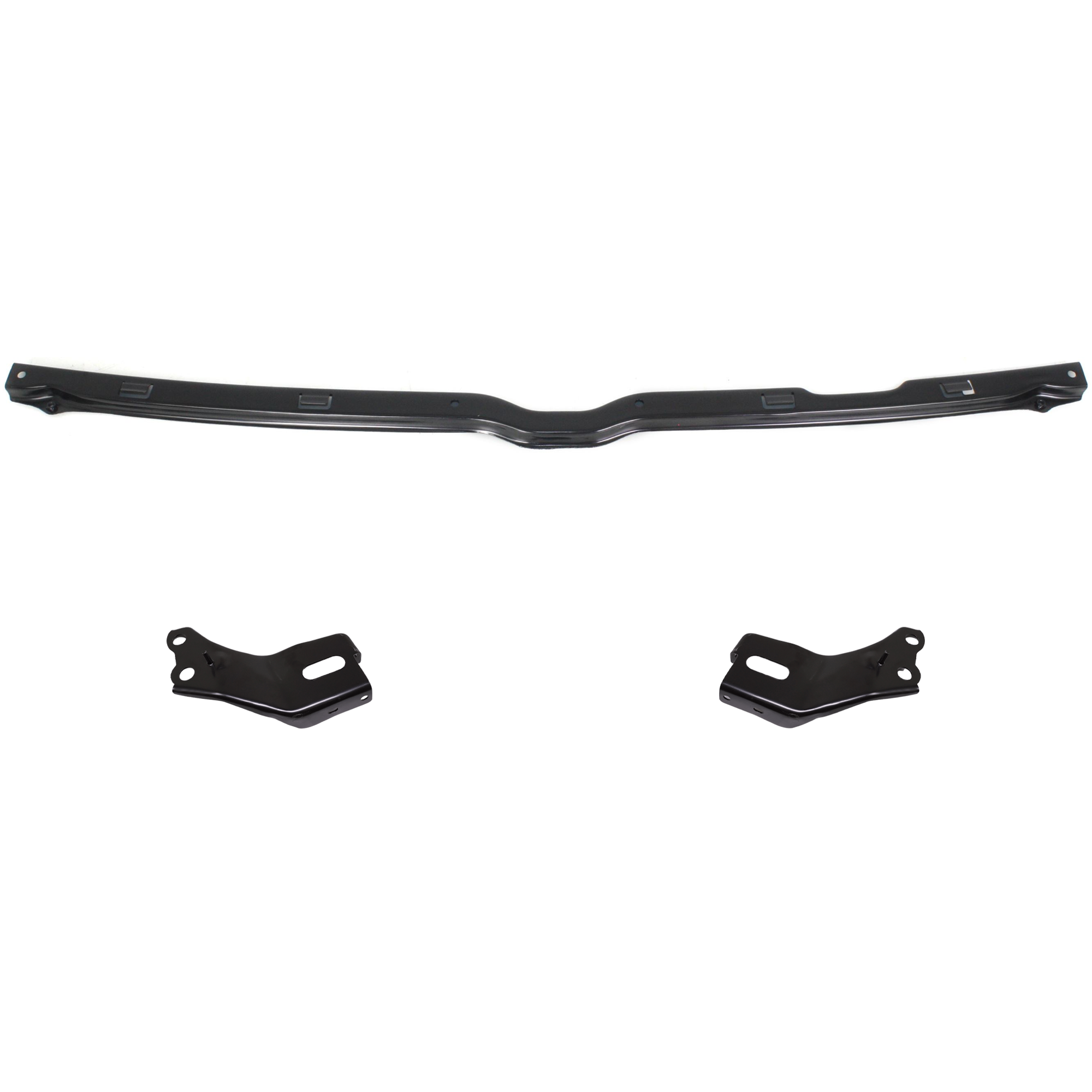AM TACOMA 98-00 FRONT BUMPER REINFORCEMENT 3 pc kit Steel with Bumper Reinforcement Bracket SKU KIT 071124-33 Partslink TO1006170 TO1066122 TO1067122 OEM 5252104010-5214204040-52141040