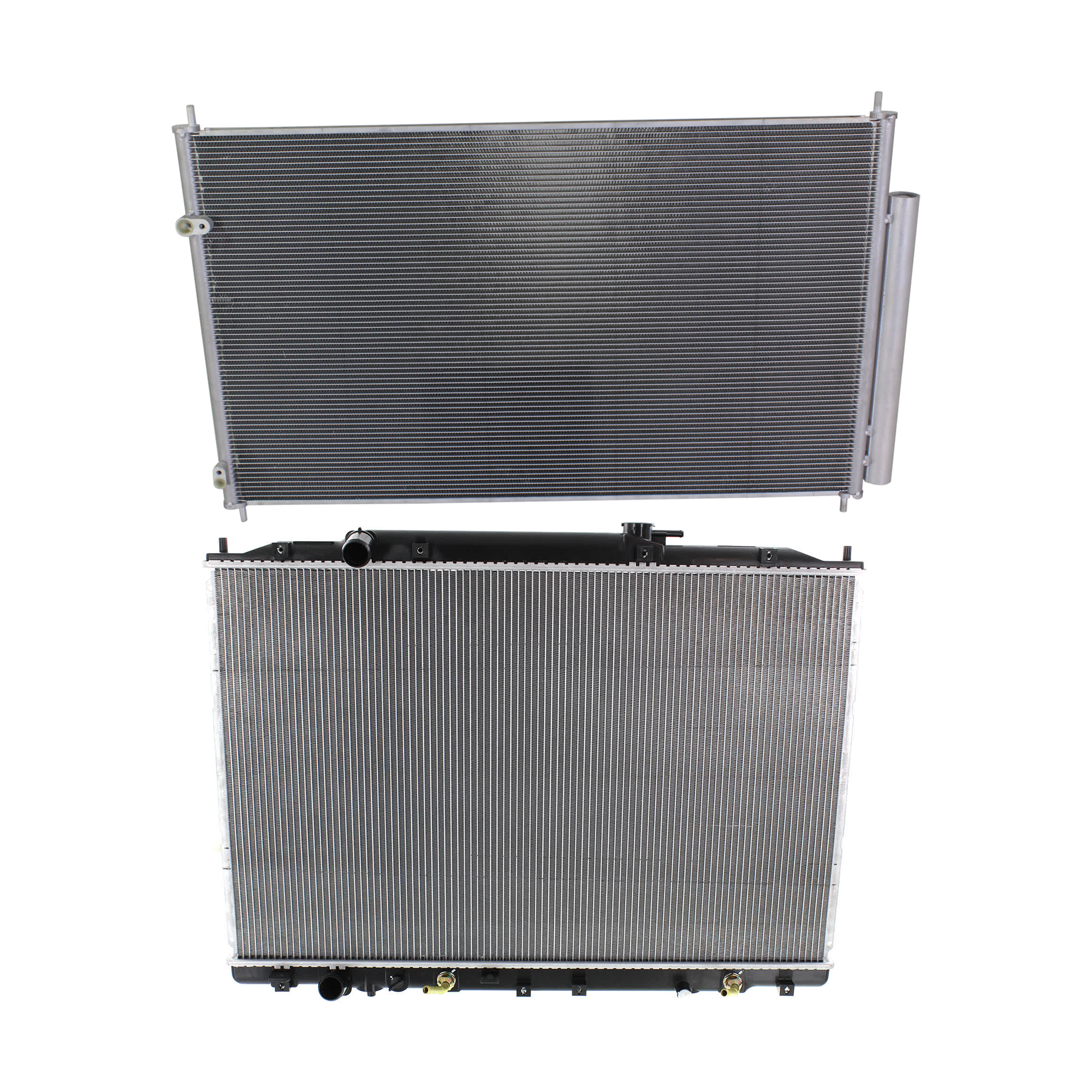 AM MDX 07-13 A C CONDENSER RADIATOR KIT 2 pc kit 3.7L Eng. 6 Cyl. SKU KIT 071124-76 Partslink AC3030122 AC3010142 OEM 80110STXA01-19010RYEA52-19010R