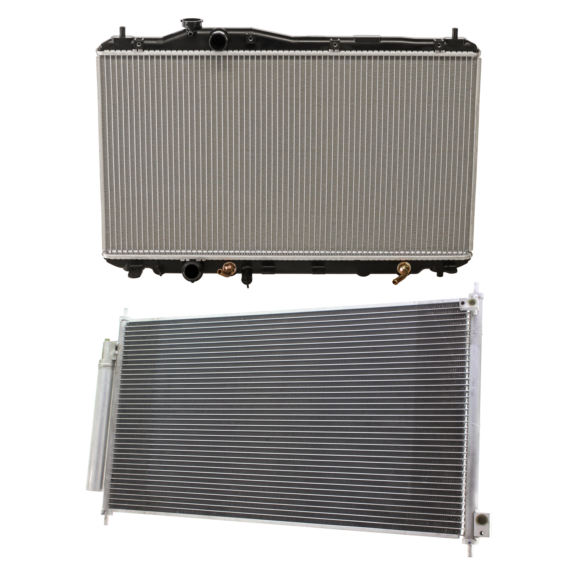AM ILX 13-15 A C CONDENSER RADIATOR KIT 2 pc kit 2.0L Eng. 4 Cyl. SKU KIT 071124-78 Partslink HO3030156 AC3010151 OEM 80110TR0A02-19010R9AA51
