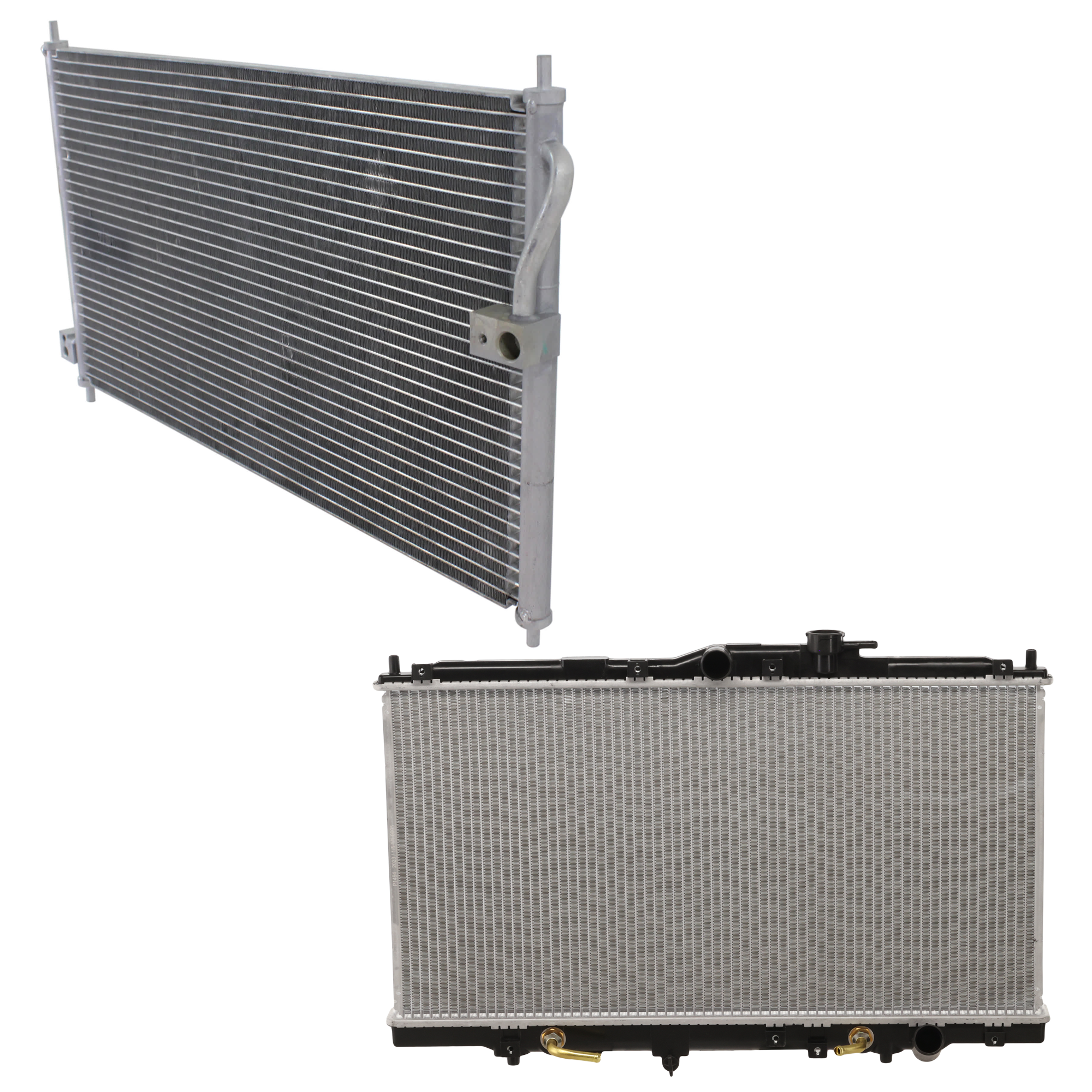 AM ACCORD 94-97 CL 97-99 A C CONDENSER RADIATOR KIT 2 pc kit 2.2L Eng. 4 Cyl. CL 98-99-2.3L Eng. SKU KIT 071124-80 Partslink HO3030104 HO3010142 OEM 80110SV1A21-19010P0FJ52