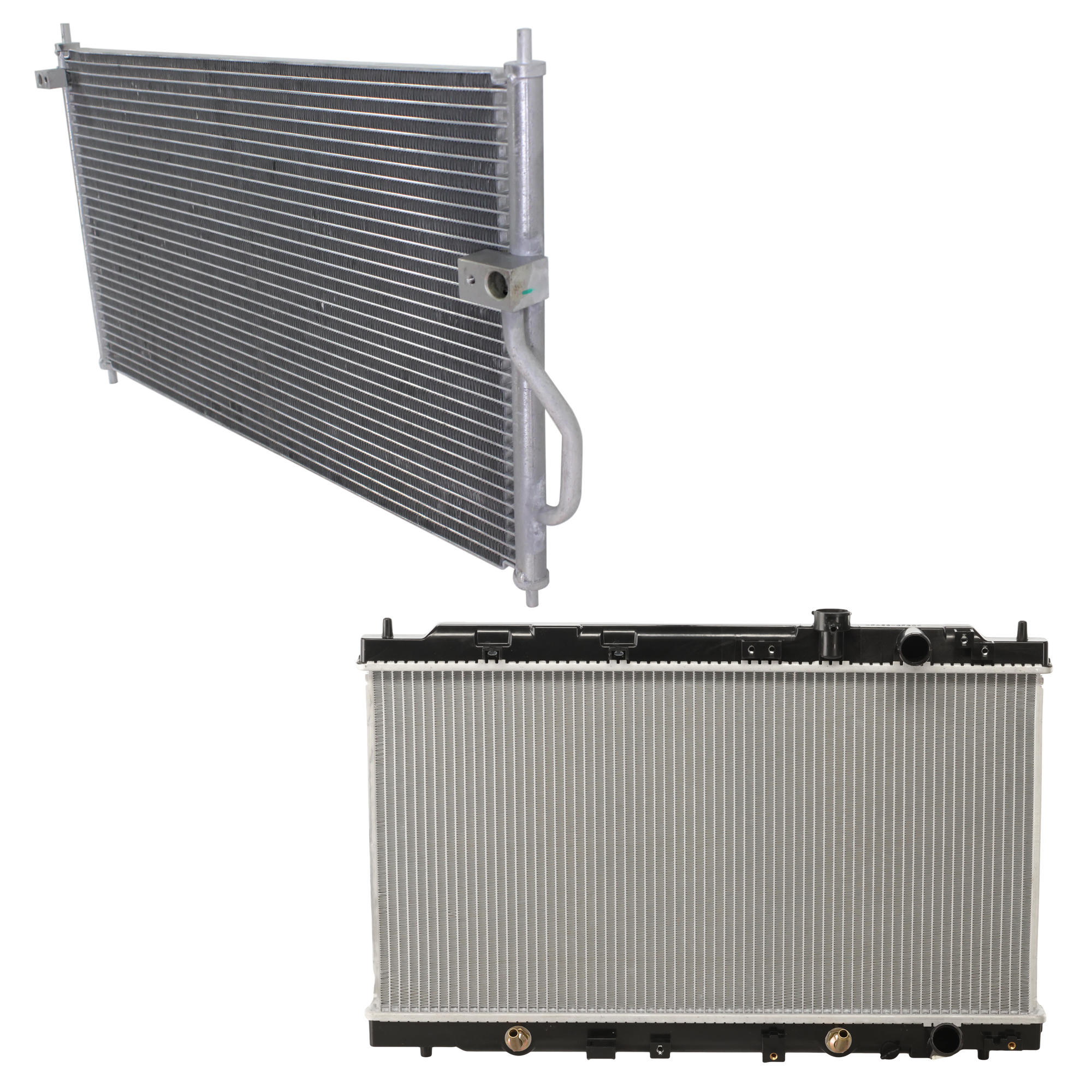 AM INTEGRA 94-01 A C CONDENSER RADIATOR KIT 2 pc kit 1.8L Eng. 4 Cyl. SKU KIT 071124-81 Partslink AC3030101 AC3010103 OEM 80110ST7A21-19010P73A02