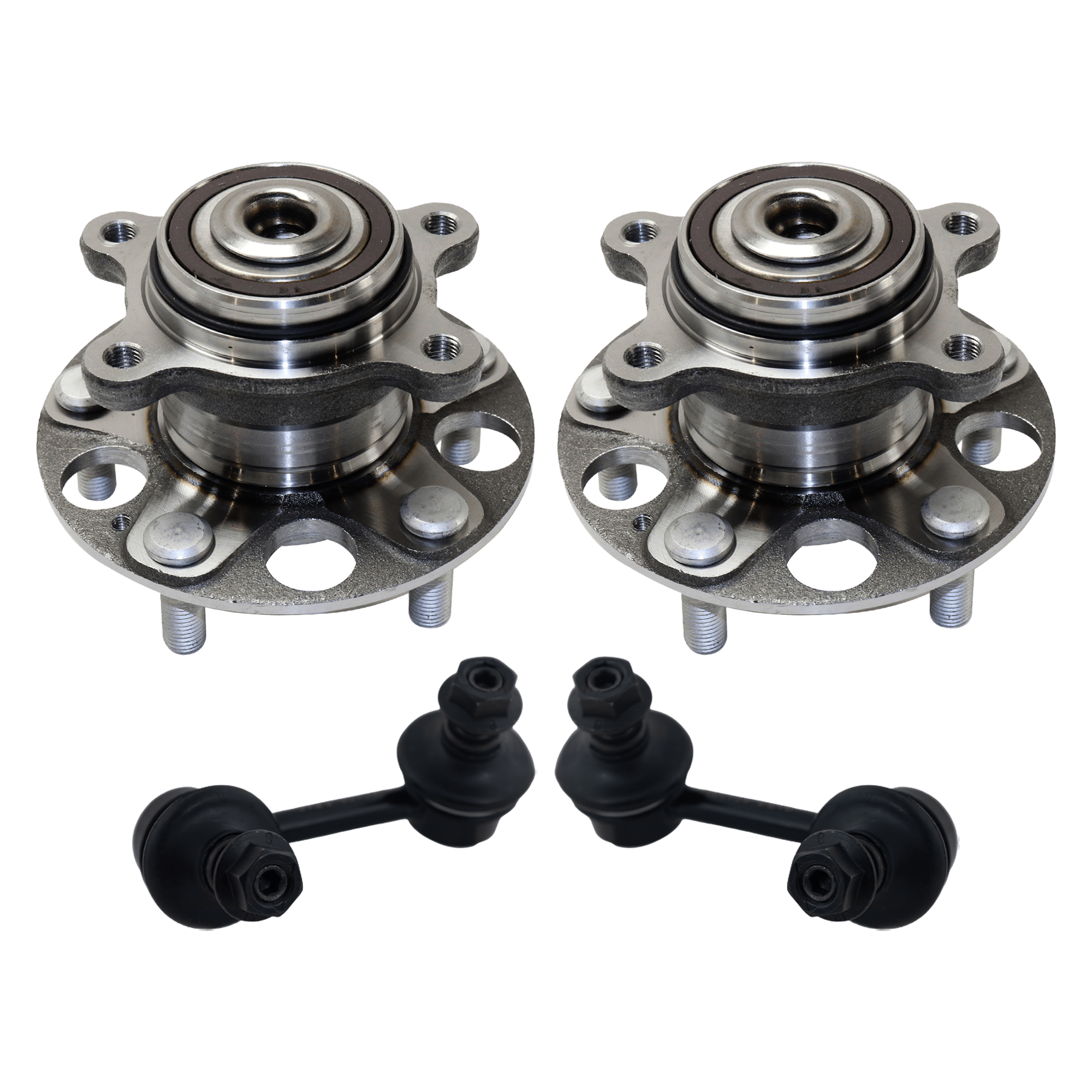 AM CSX CIVIC 06-11 REAR HUB ASSEMBLY RH AND LH 4 piece kit with Sway Bar Link SKU KIT 071124 C204 OEM 516253-712256-40540025-42200SN