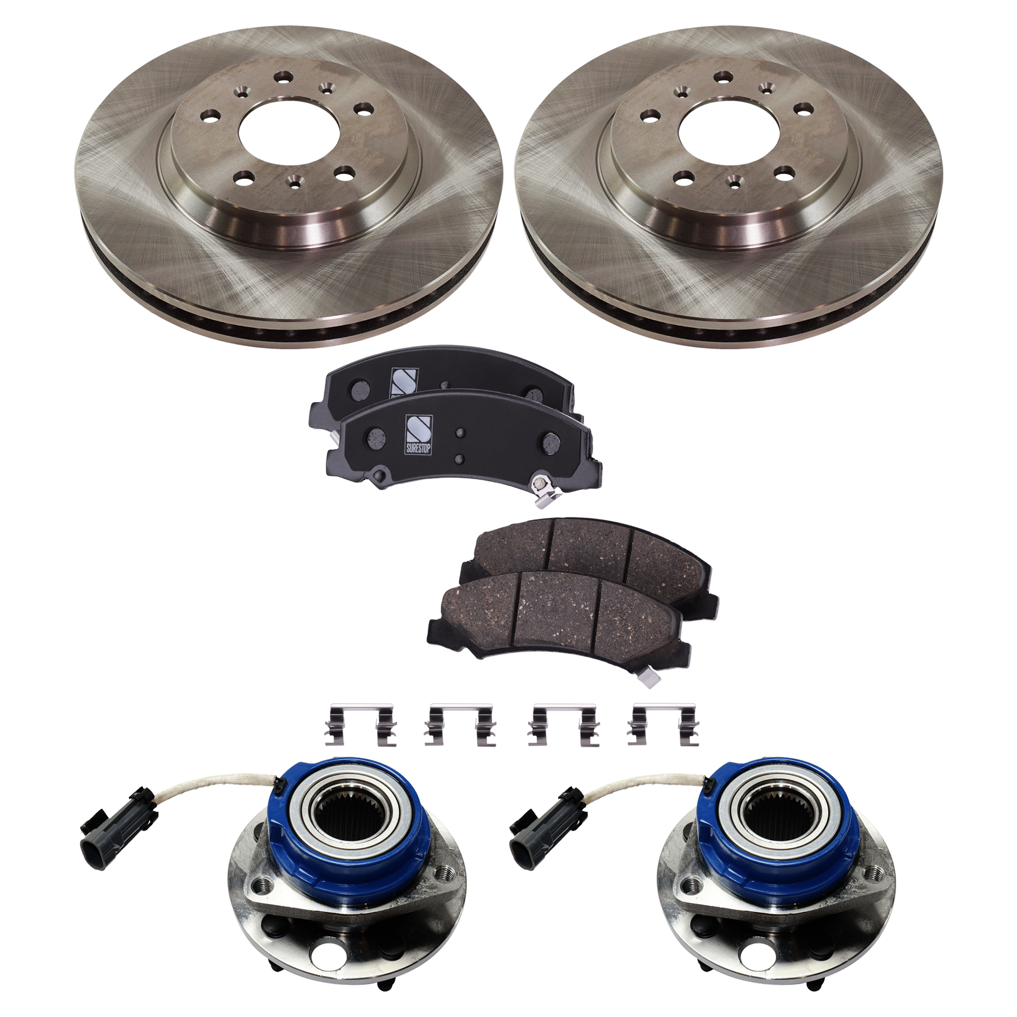 AM IMPALA 06-13 IMPALA LIMITED 14-16 FRONT HUB ASSEMBLY RH AND LH 5 pc kit with Wheel Hub SKU KIT 071124 C210 OEM 88964168-15251335-25955931-208